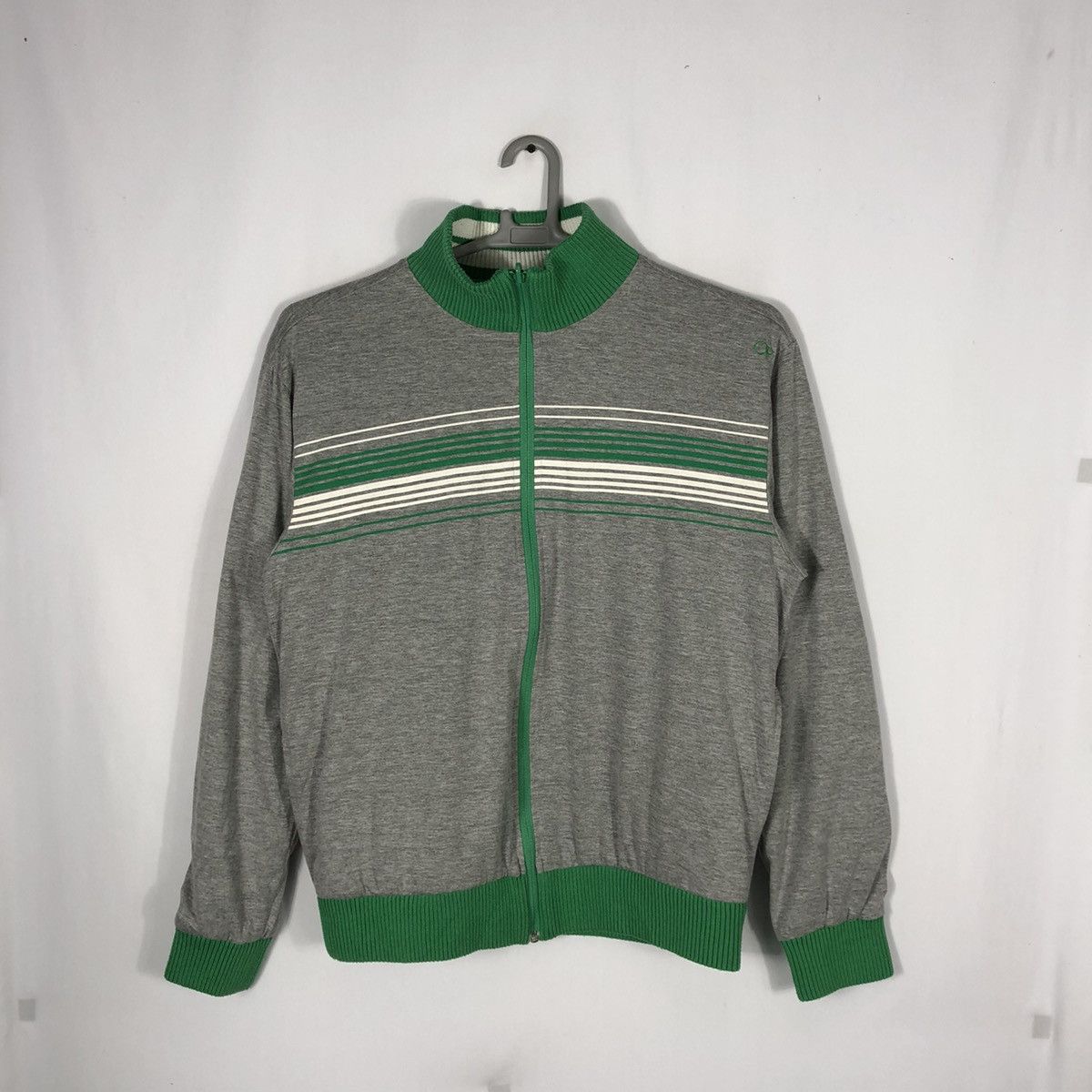 Vintage Ocean Pacific Reversible Zipper Sweater Jacket