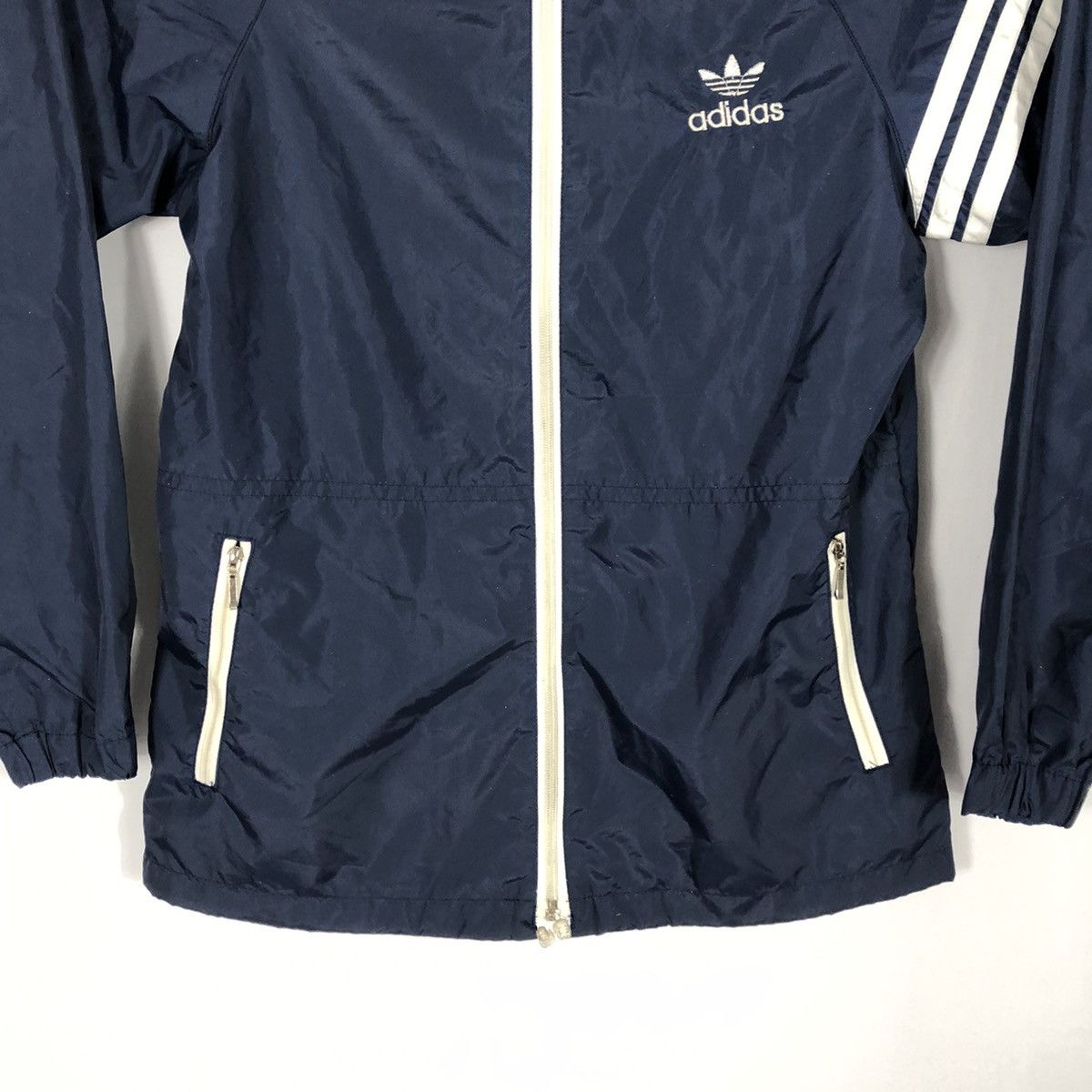 Adidas × Vintage Vintage Adidas Windbreaker Training Coach Hoodie Jacket Size US XXS / EU 40 - 3 Thumbnail