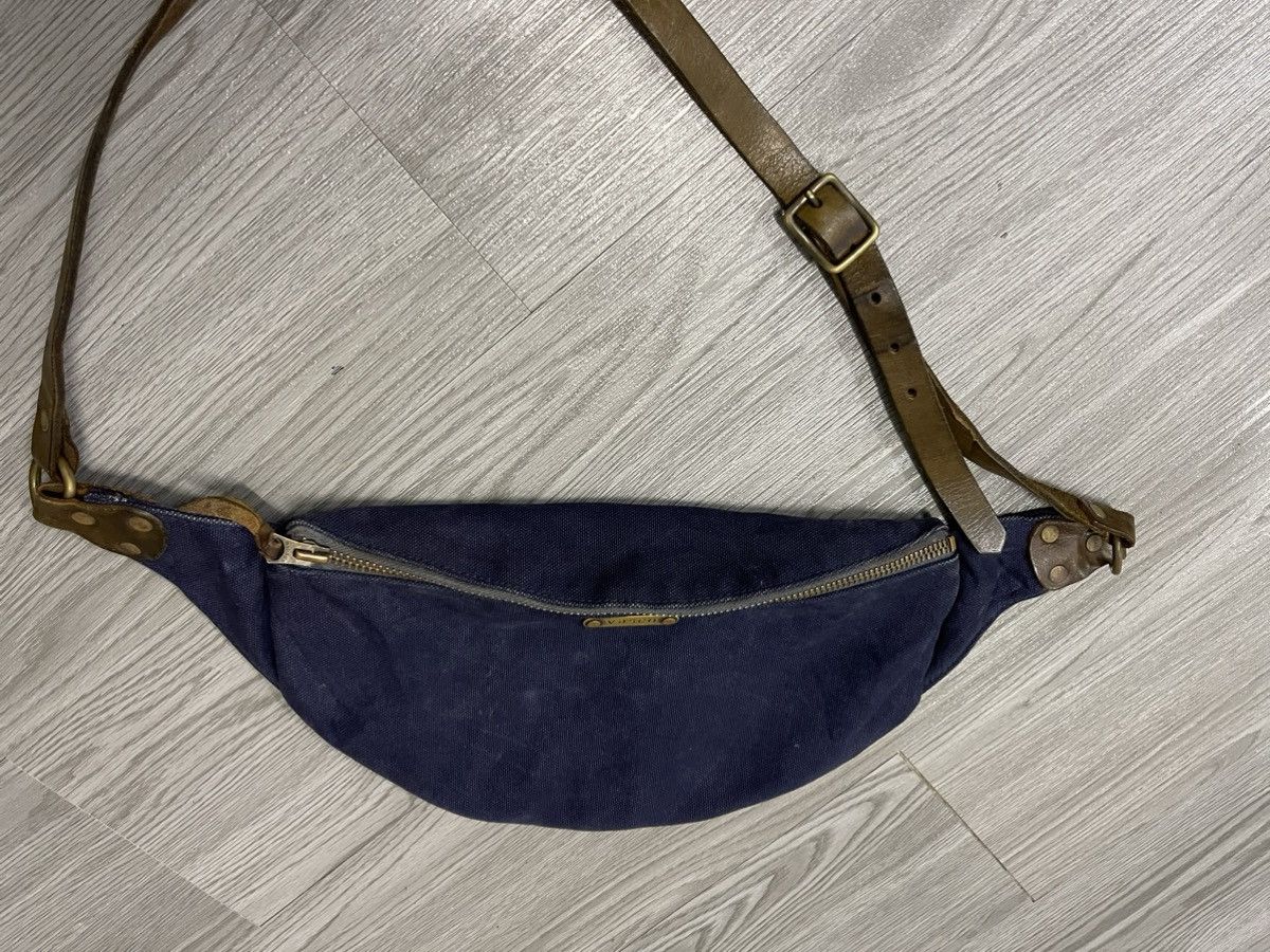 Unisex canvas&leather VASCO japan handmade crossbody bag