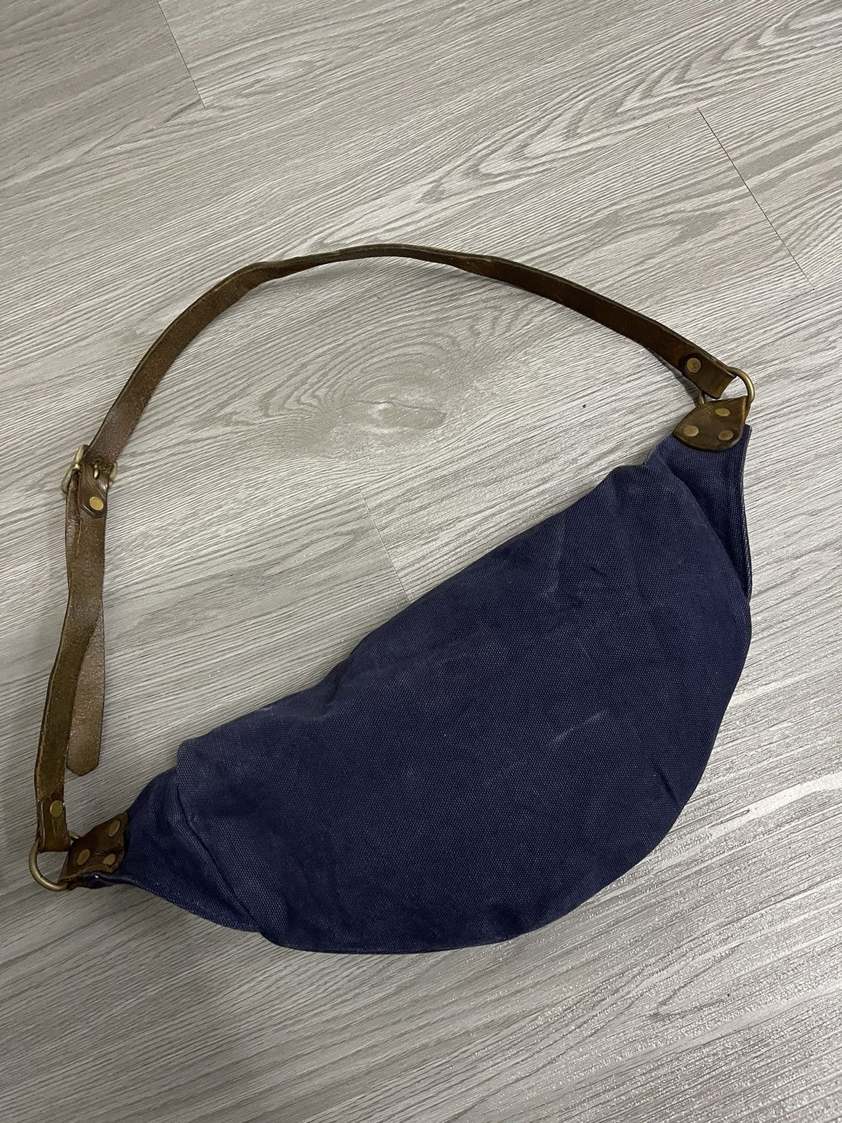 Unisex canvas&leather VASCO japan handmade crossbody bag