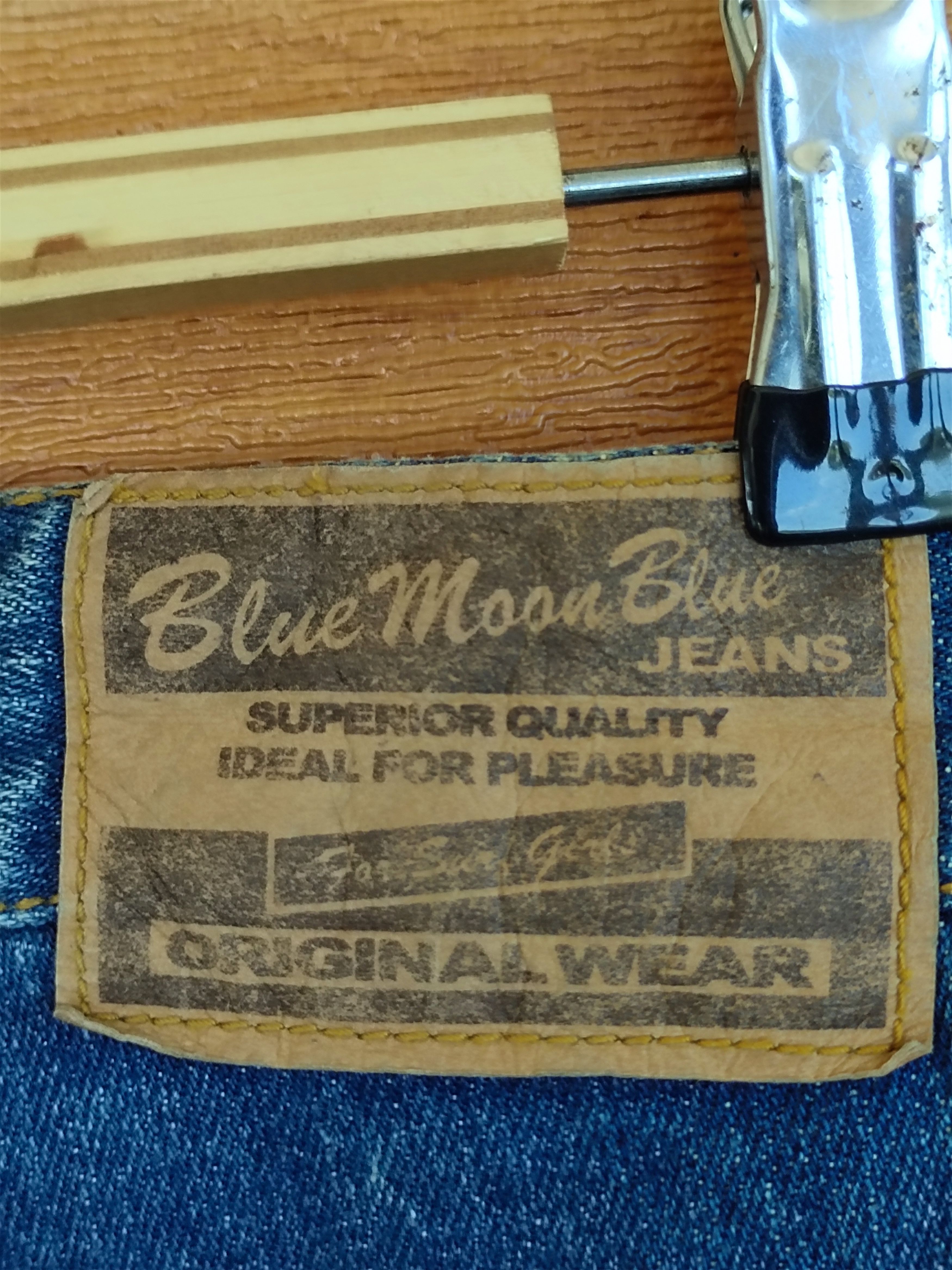 Hysteric Glamour Japanese Jeans Distressed Zig Zag Cargo Denim Pants Size US 31 - 15 Thumbnail