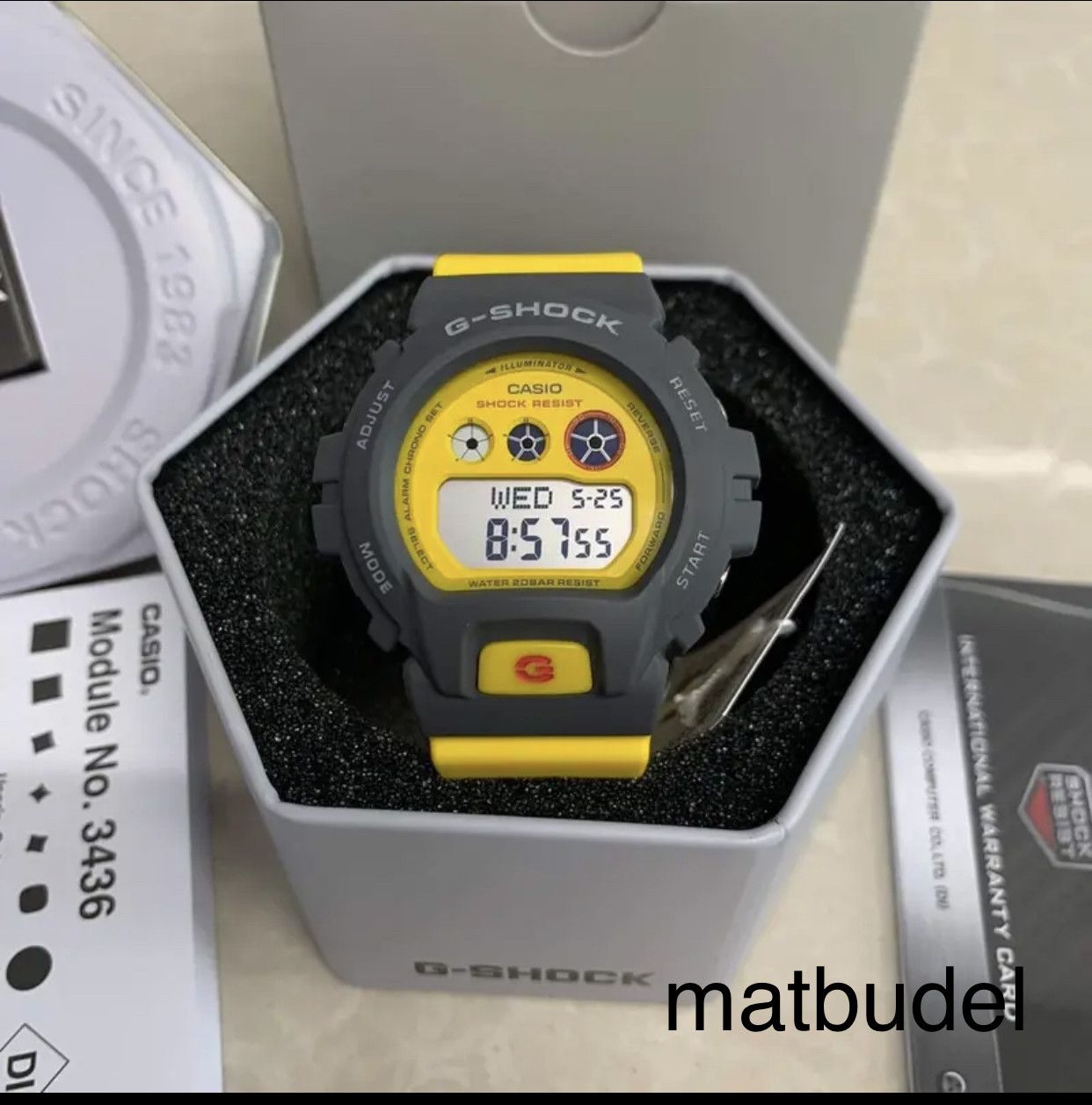 G Shock CASIO G SHOCK DW6900Y-9ADR Size ONE SIZE - 4 Thumbnail