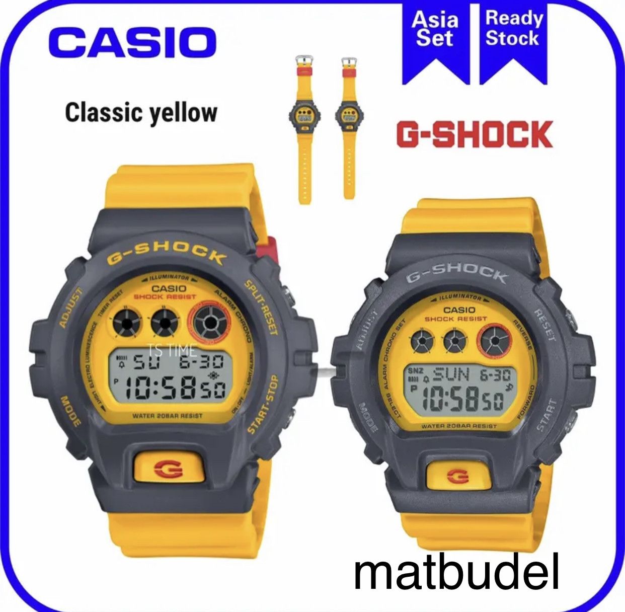 G Shock CASIO G SHOCK DW6900Y-9ADR Size ONE SIZE - 3 Thumbnail