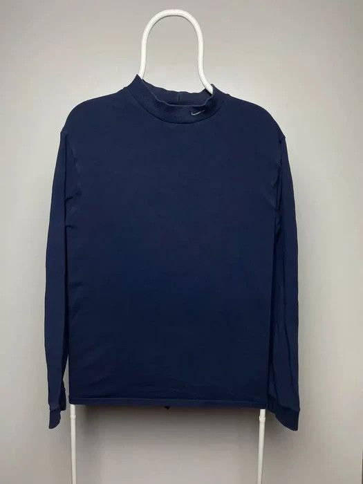 Nike Nike sweatshirt vintage logo neck size M navy sportswear Size US M / EU 48-50 / 2 - 1 Thumbnail