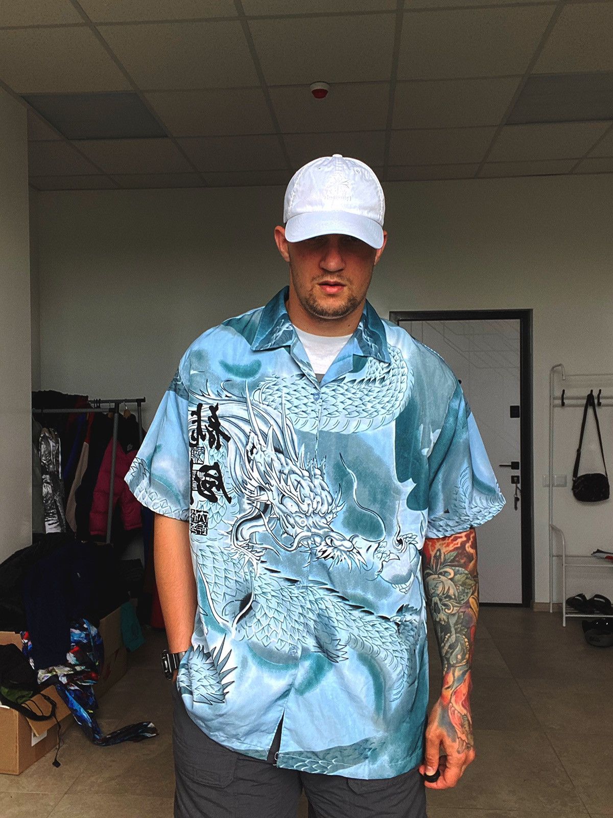 Japanese Brand Vintage crazy shirts overprint Japanese style Size US XL / EU 56 / 4 - 2 Thumbnail