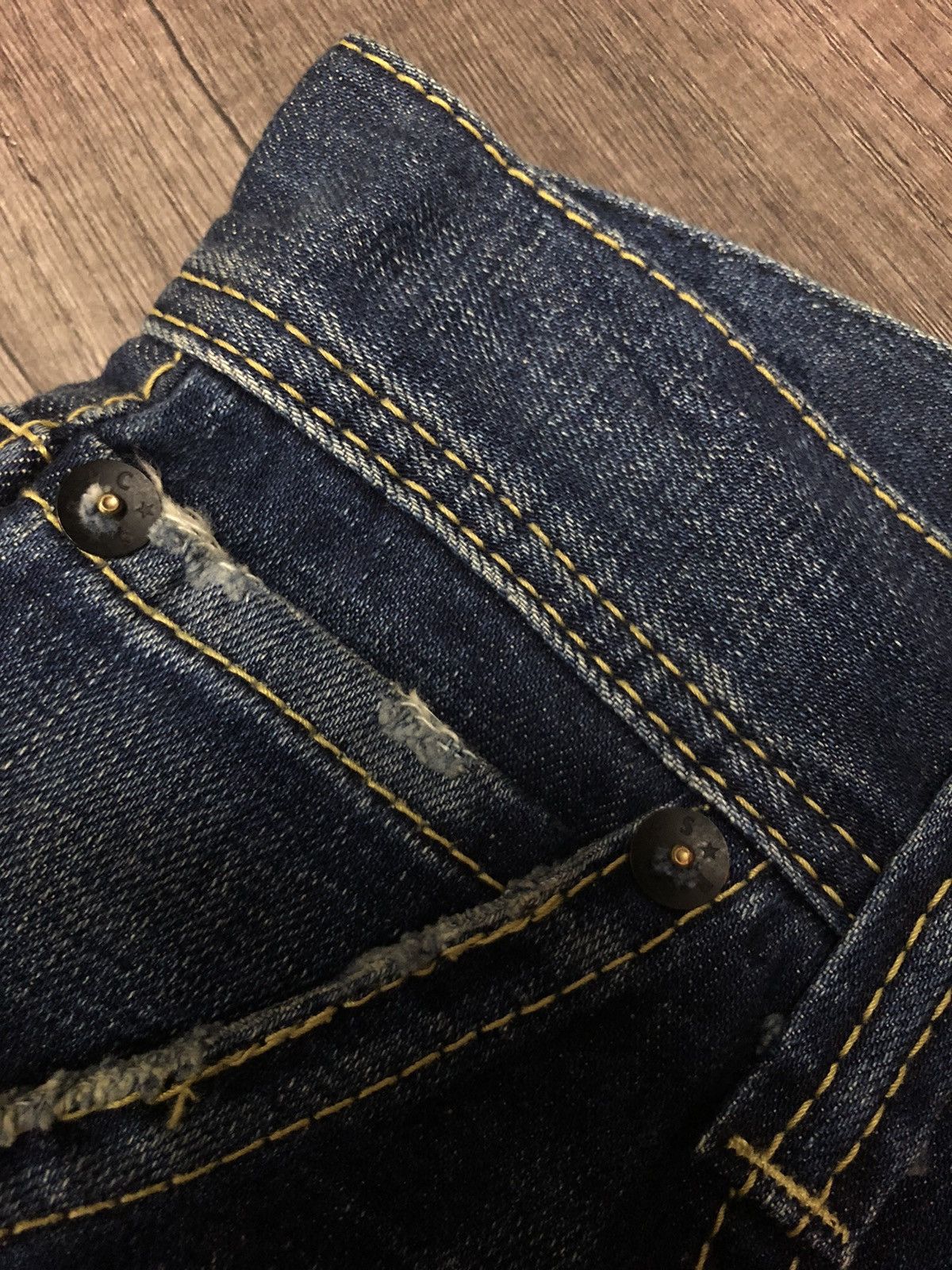 Japanese Brand Vintage Japanese Brand Rodeo Crowns Jeans Skull Design Size 30" / US 8 / IT 44 - 18 Thumbnail