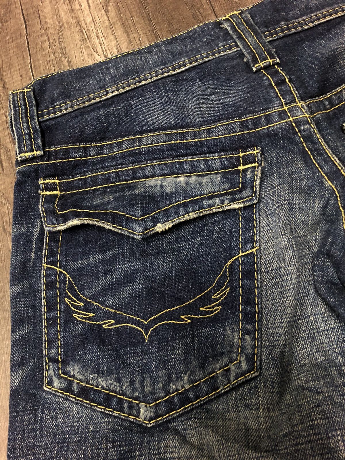 Japanese Brand Vintage Japanese Brand Rodeo Crowns Jeans Skull Design Size 30" / US 8 / IT 44 - 5 Thumbnail