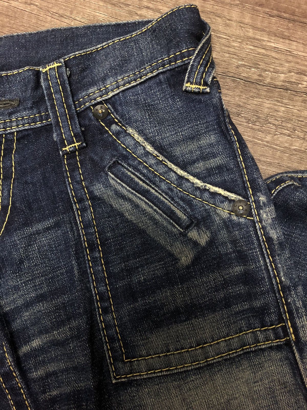 Japanese Brand Vintage Japanese Brand Rodeo Crowns Jeans Skull Design Size 30" / US 8 / IT 44 - 19 Thumbnail