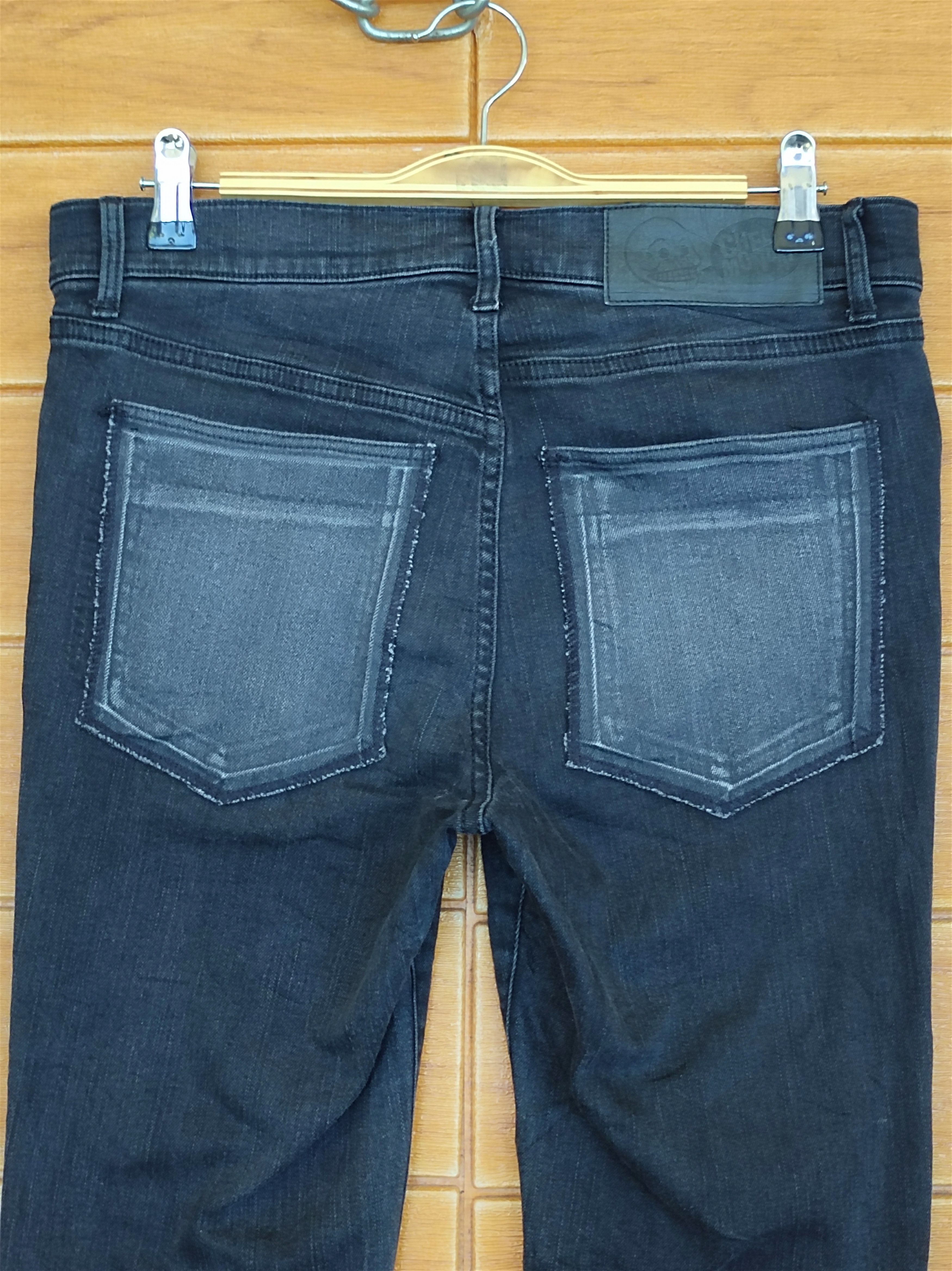 Hysteric Glamour Cheap Monday Tight Twisted Skinny Black 2004 Denim Pants Size US 28 / EU 44 - 10 Thumbnail