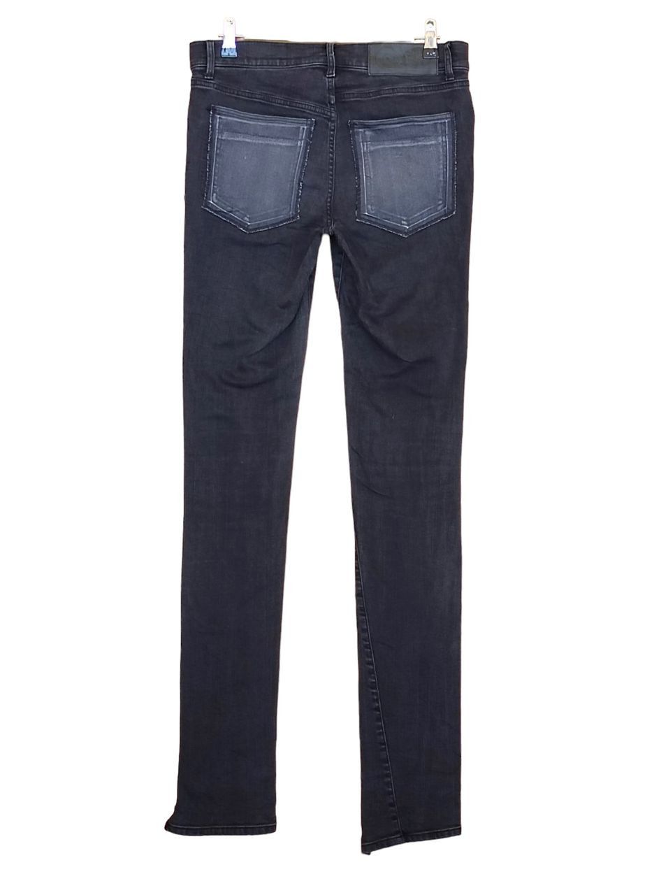 Hysteric Glamour Cheap Monday Tight Twisted Skinny Black 2004 Denim Pants Size US 28 / EU 44 - 2 Thumbnail