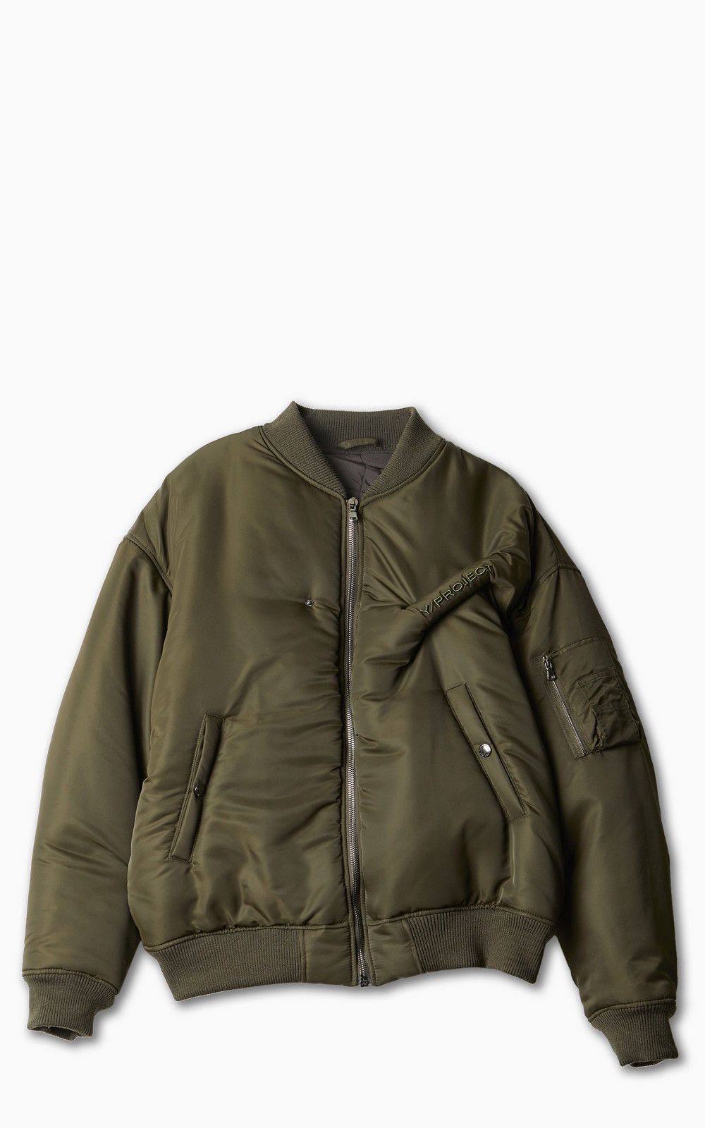 Y/Project Y/project Pinched Logo Bomber Jacket | Grailed