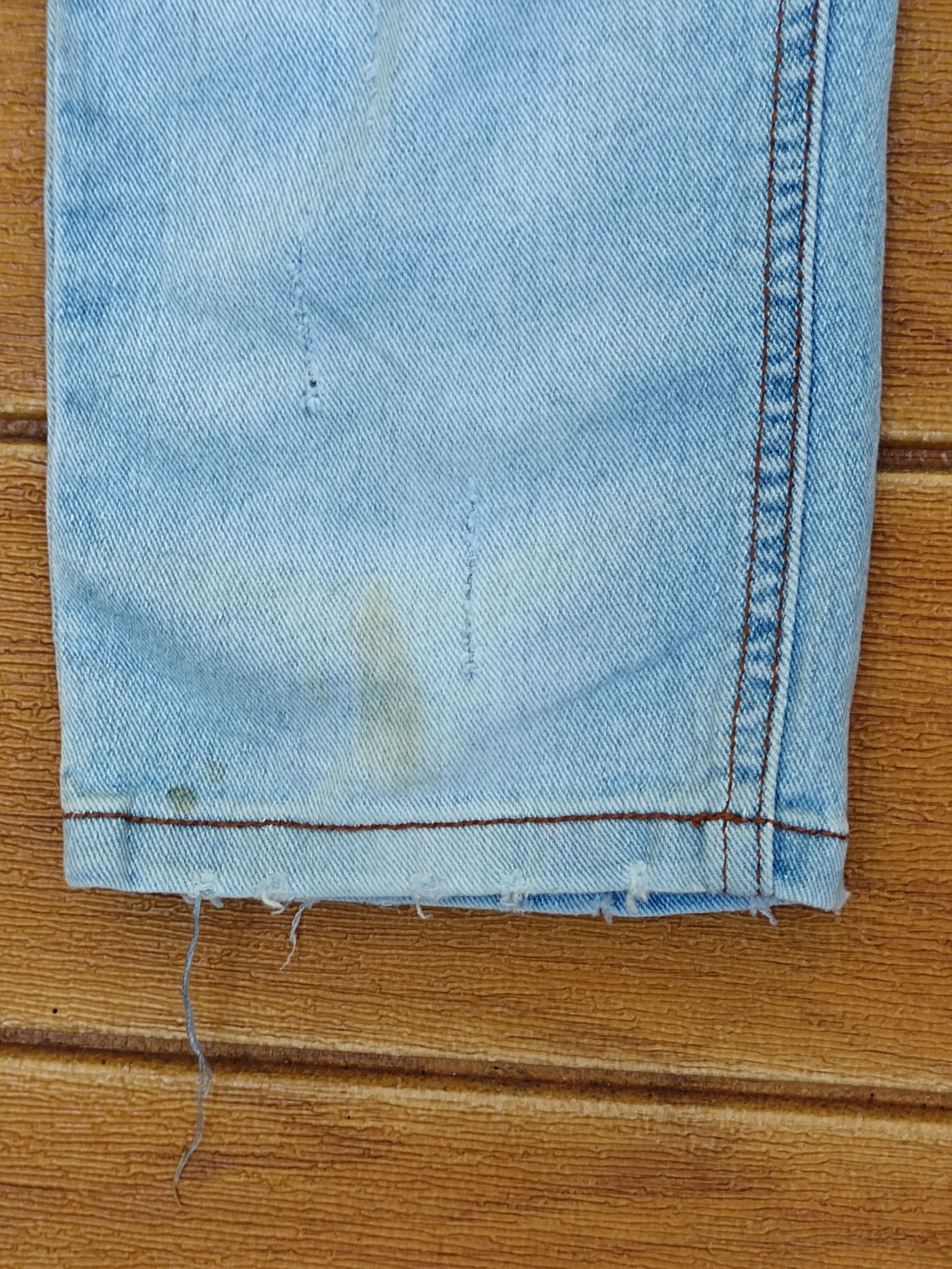 Cheap Monday Cheap Monday Patchwork Distressed Skinny Denim Pants Size US 28 / EU 44 - 6 Thumbnail