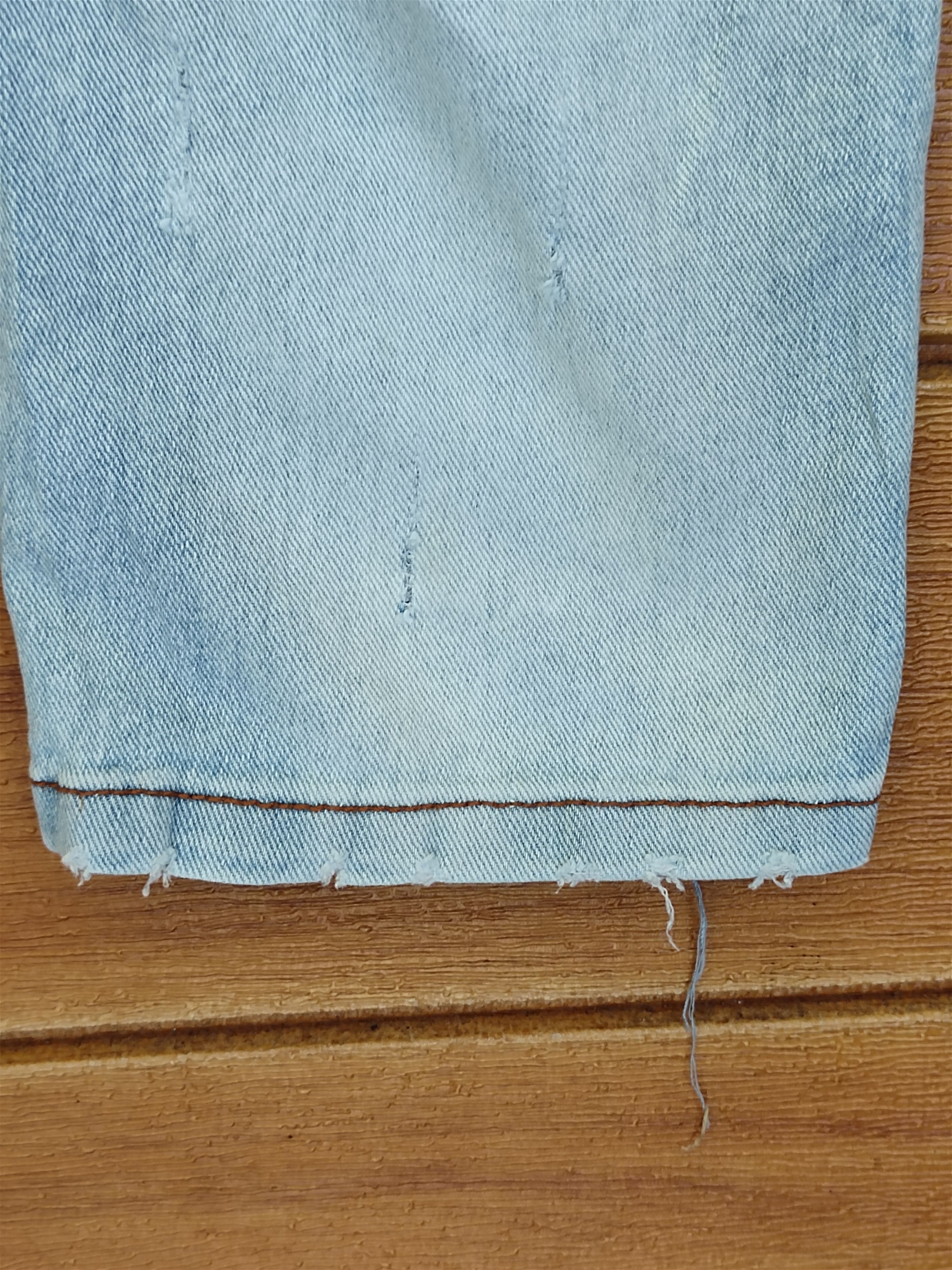 Cheap Monday Cheap Monday Patchwork Distressed Skinny Denim Pants Size US 28 / EU 44 - 11 Thumbnail