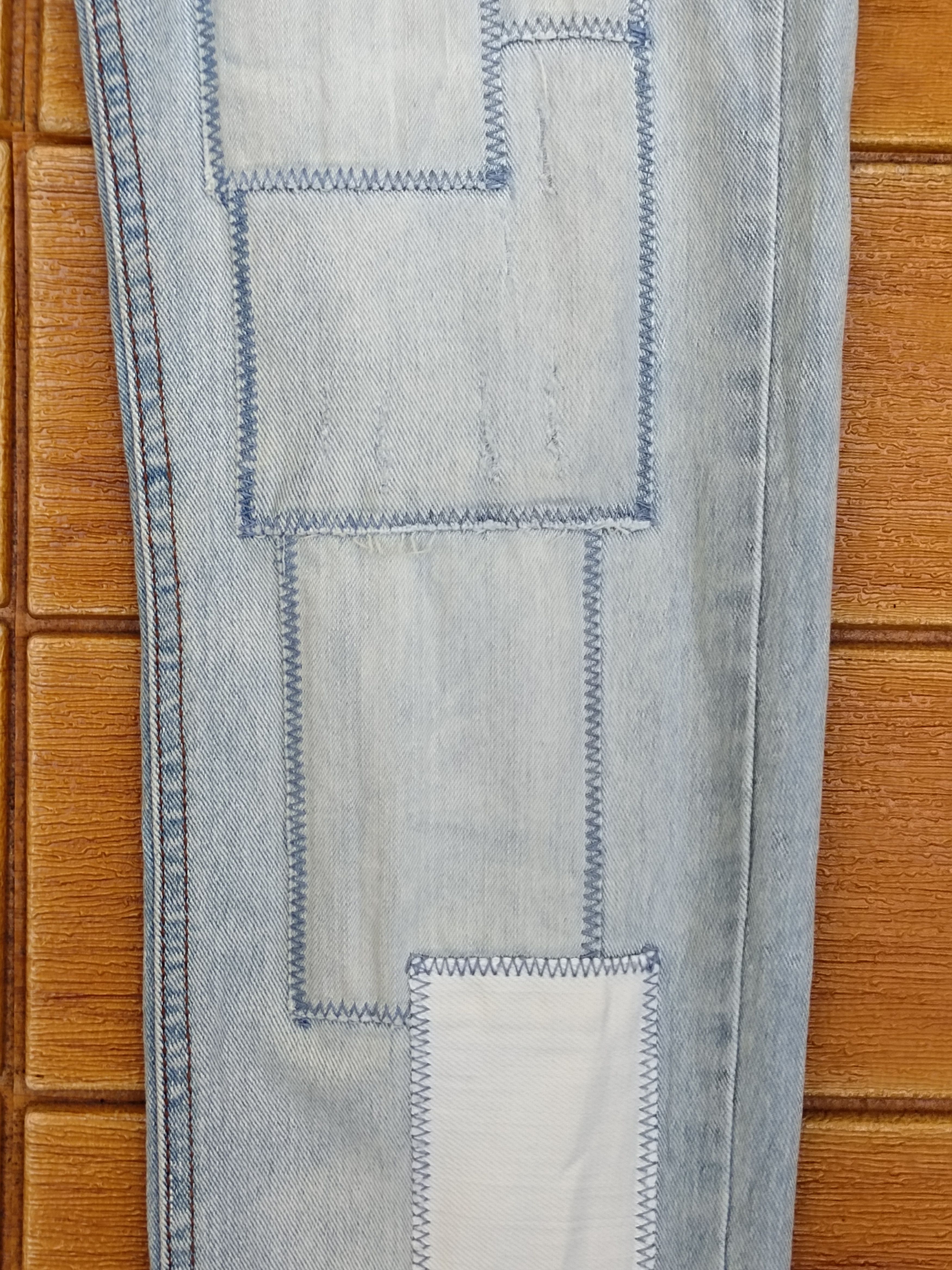 Cheap Monday Cheap Monday Patchwork Distressed Skinny Denim Pants Size US 28 / EU 44 - 4 Thumbnail