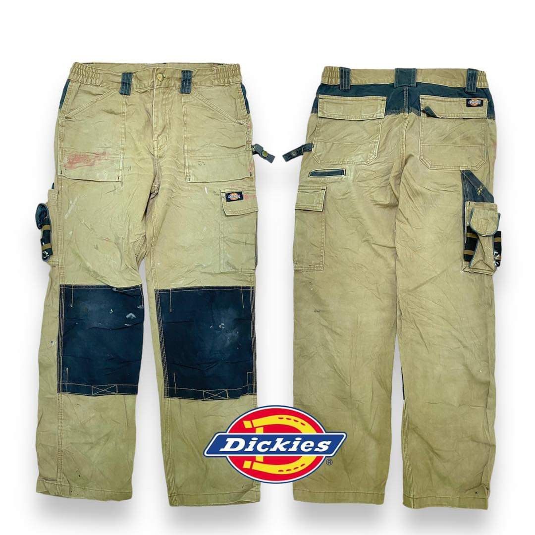 Dickies × Hypebeast × Vintage Vintage Dickies Workers Double Knee Distressed Canvas Size US 33 - 1 Thumbnail