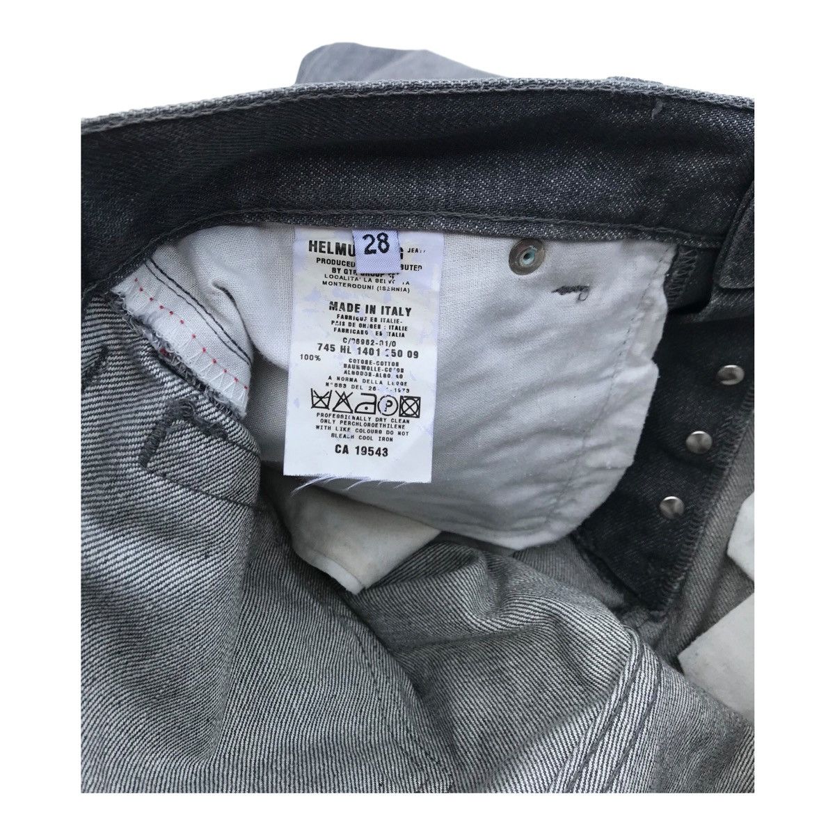 Helmut Lang Helmut Lang Grey Denim Pants Size US 28 / EU 44 - 8 Thumbnail