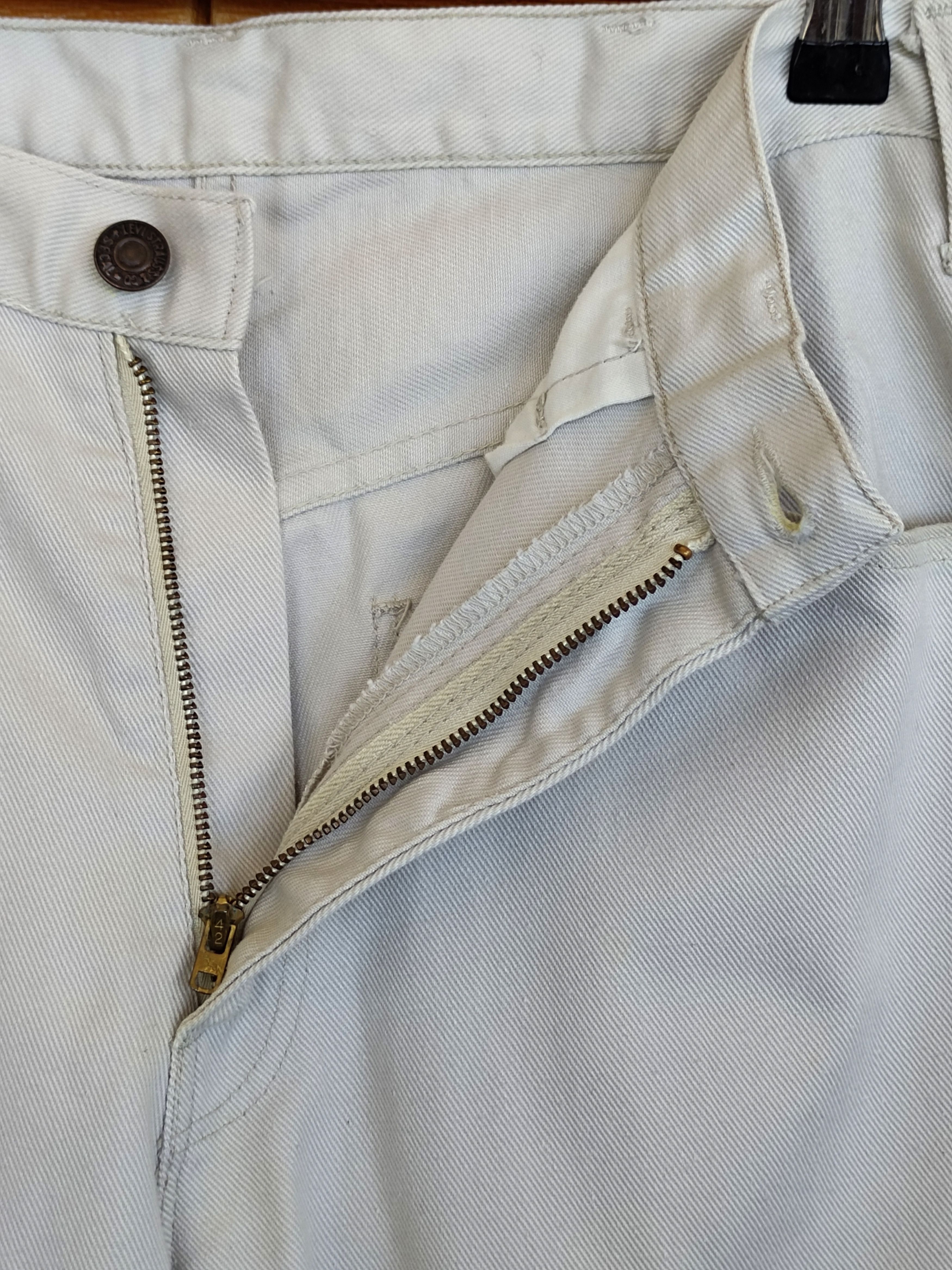 Levi's Vintage 70s Levis Sta Prest Big E Top Button #G Denim Pants Size US 31 - 9 Thumbnail
