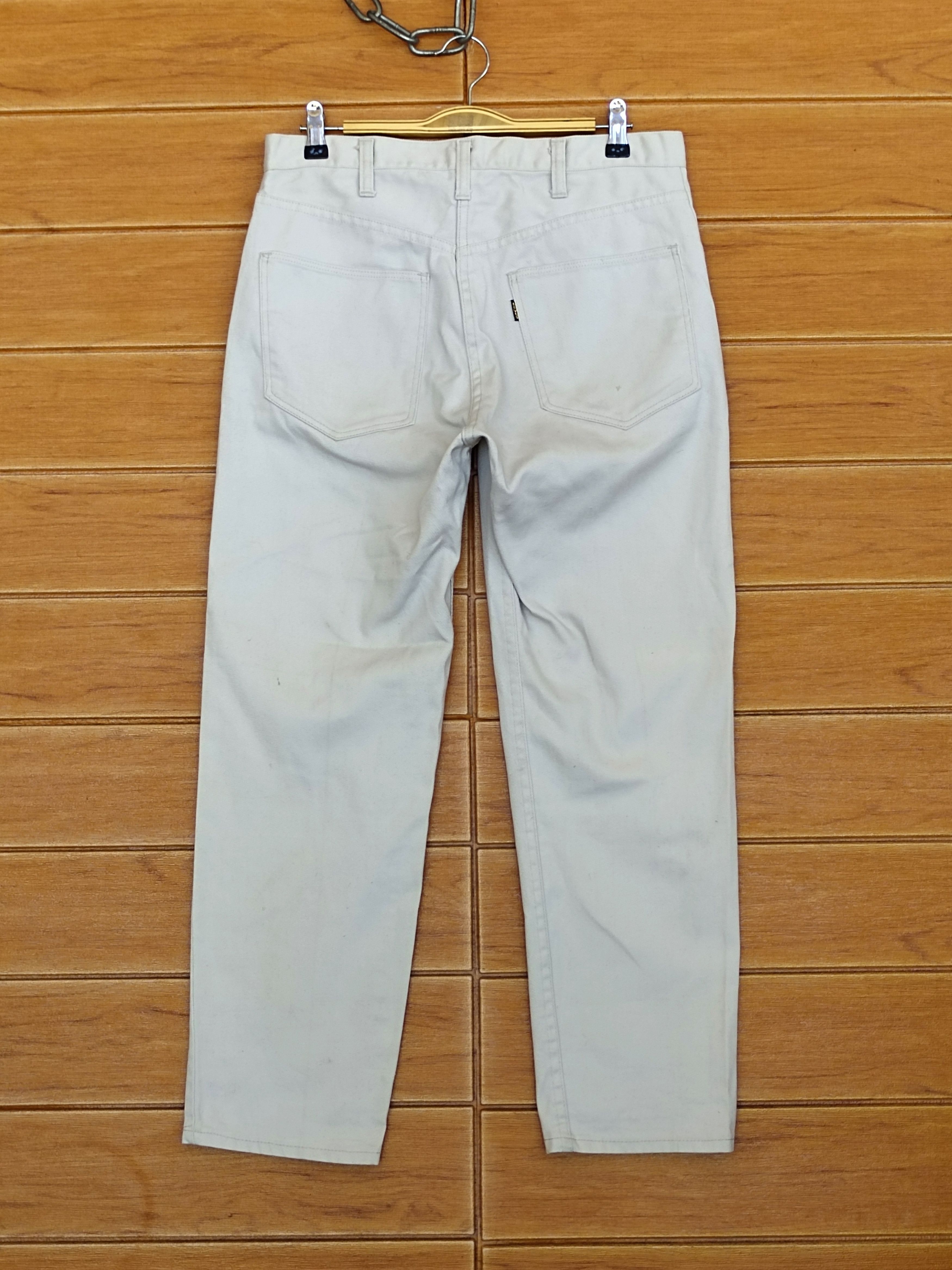 Levi's Vintage 70s Levis Sta Prest Big E Top Button #G Denim Pants Size US 31 - 5 Thumbnail