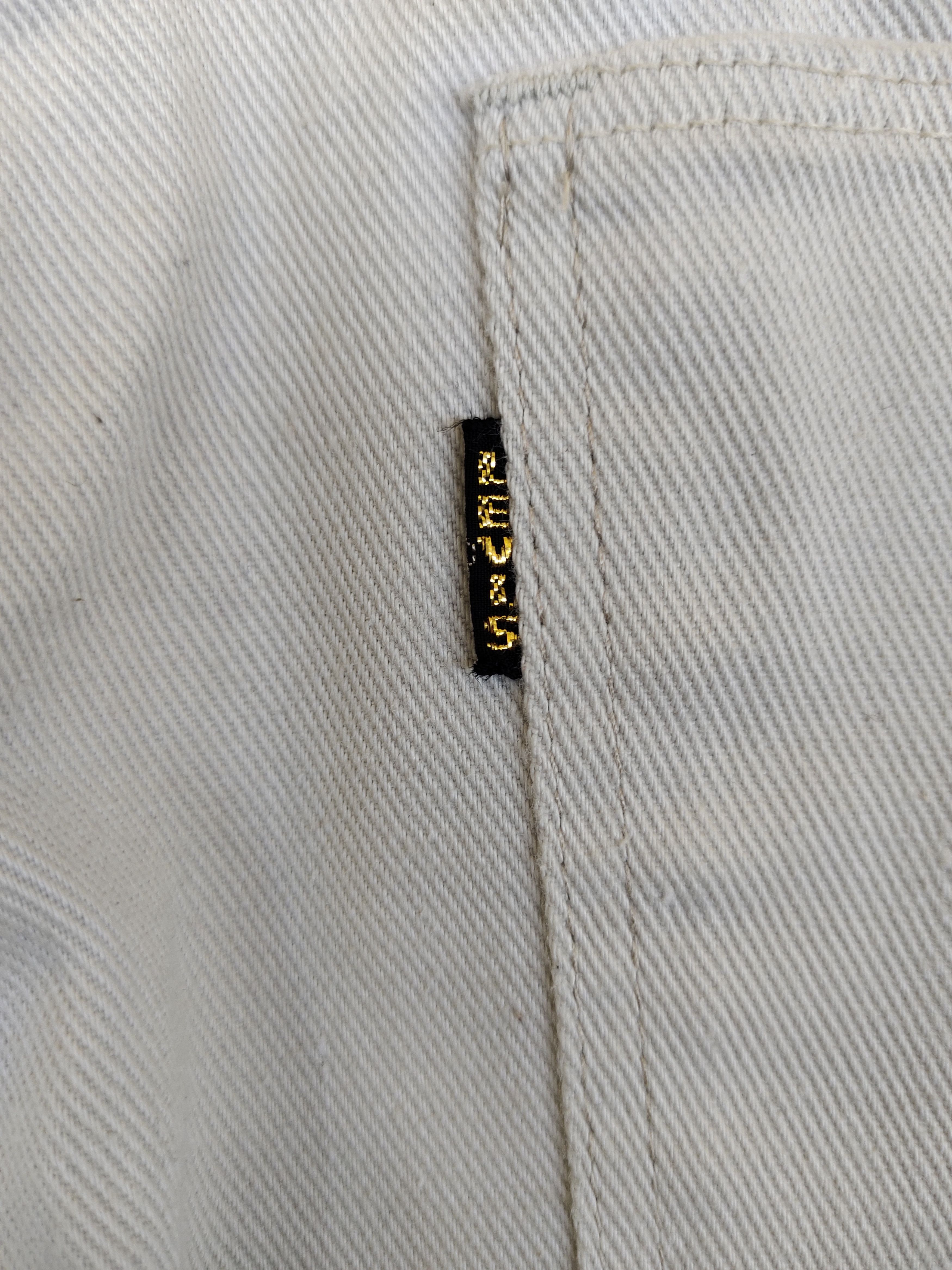 Levi's Vintage 70s Levis Sta Prest Big E Top Button #G Denim Pants Size US 31 - 7 Thumbnail