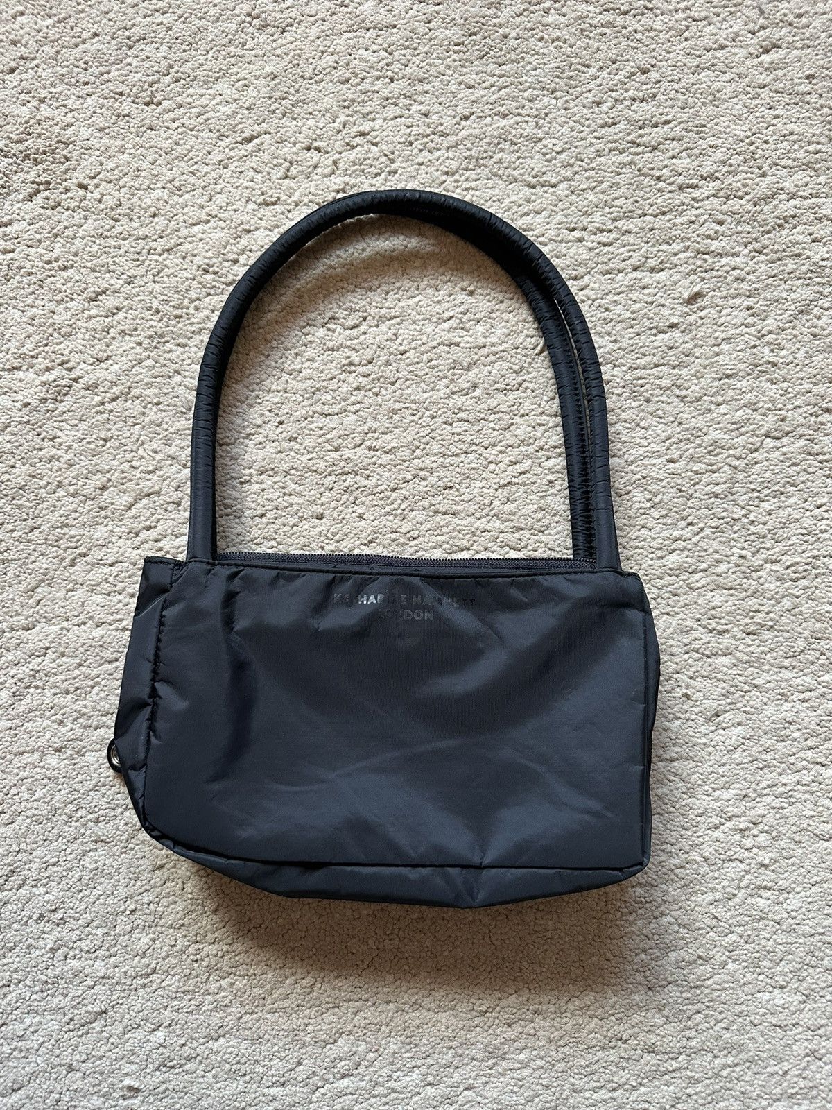 Katharine Hamnett London 2000s Katharine Hamnett Nylon Hobo Pochette Bag Size ONE SIZE - 4 Thumbnail
