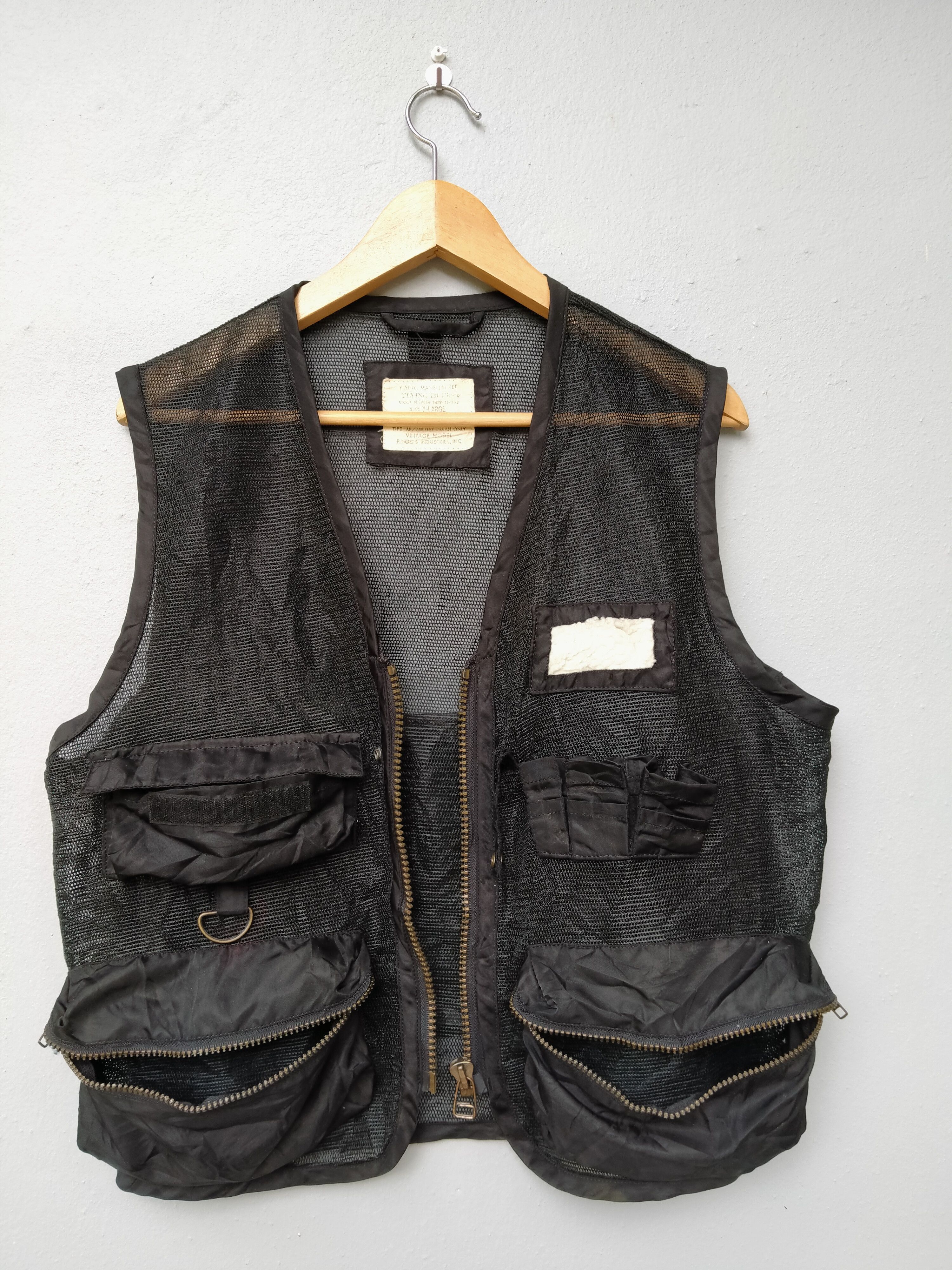 Vintage Vintage 80s Military Flying Tiger's Tactical Vest Jacket Size US L / EU 52-54 / 3 - 4 Thumbnail