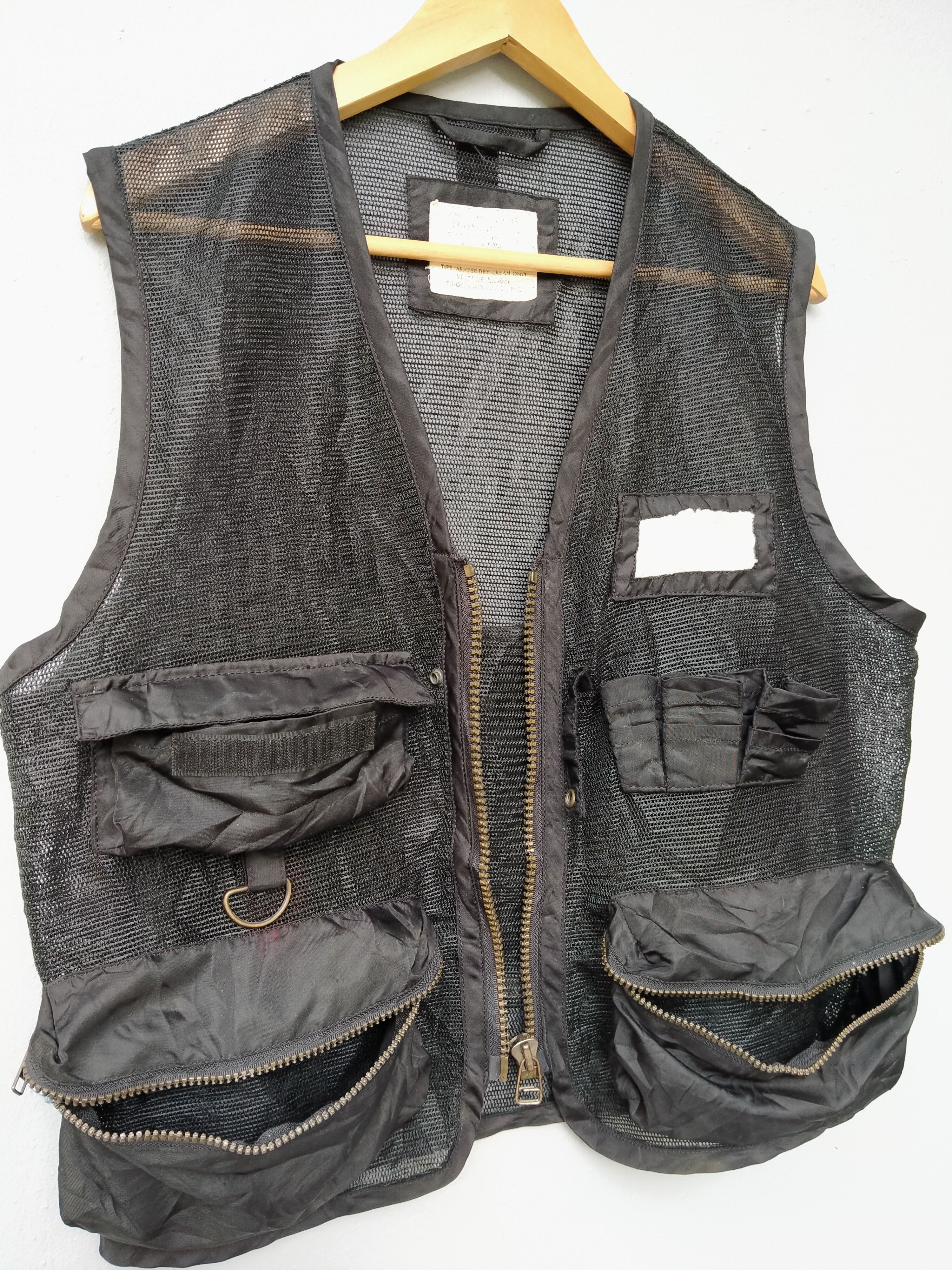Vintage Vintage 80s Military Flying Tiger's Tactical Vest Jacket Size US L / EU 52-54 / 3 - 6 Thumbnail