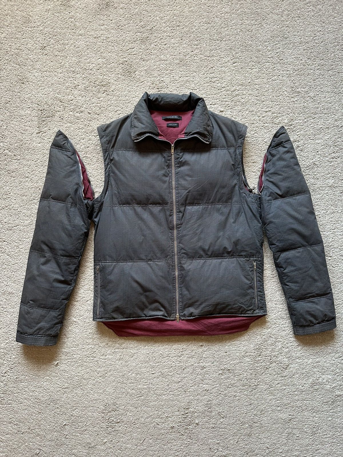 Marc Jacobs AW2010 Marc Jacobs Removable Sleeve Puffer Jacket Size US M / EU 48-50 / 2 - 1 Thumbnail