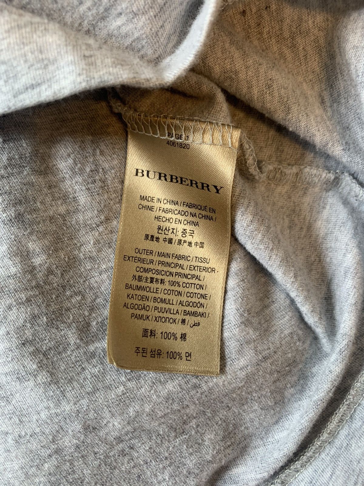 Burberry Burberry Tee Size US M / EU 48-50 / 2 - 3 Thumbnail