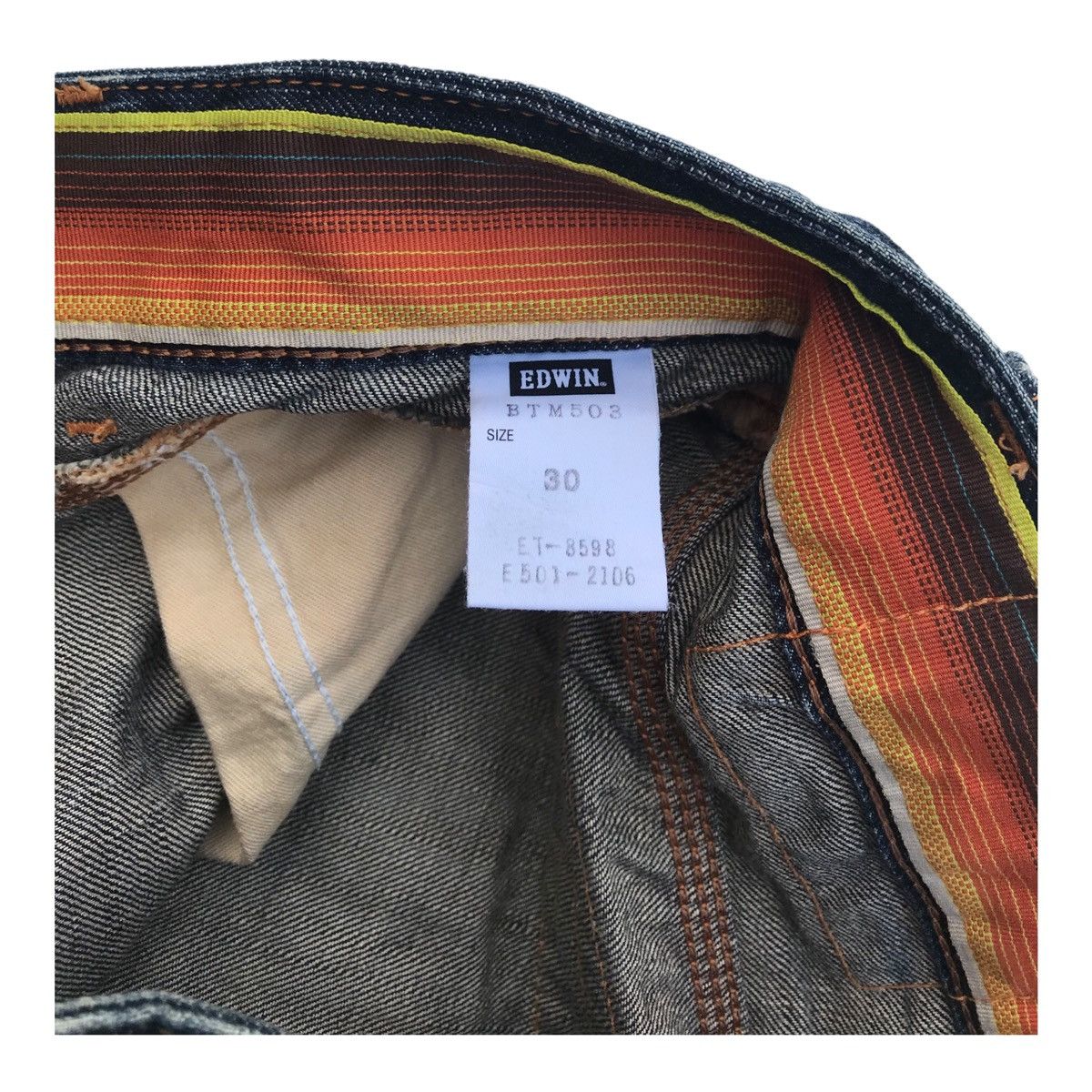 Edwin Edwin Blue Trip Faded Denim Pants Size US 31 - 11 Thumbnail