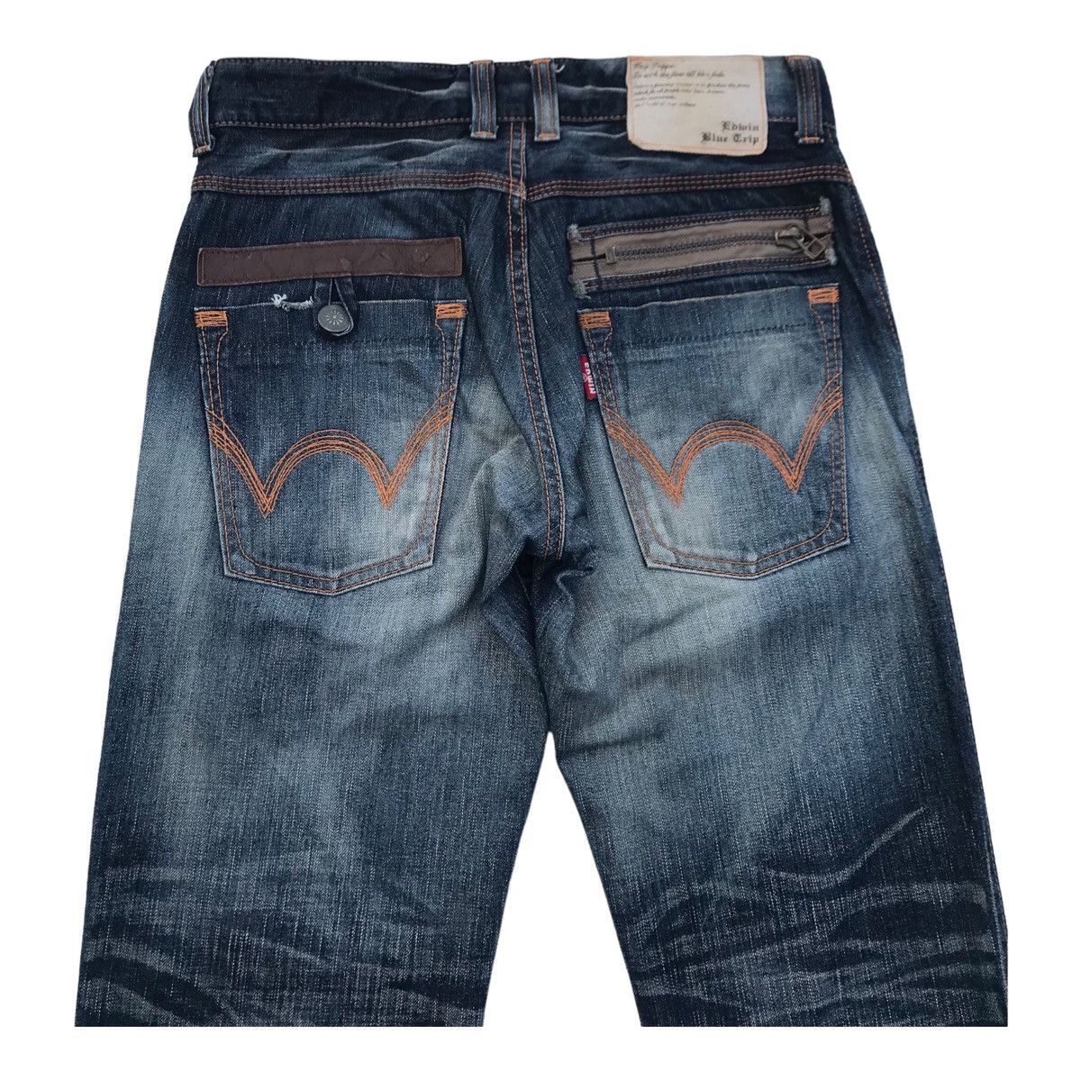Edwin Edwin Blue Trip Faded Denim Pants Size US 31 - 16 Thumbnail