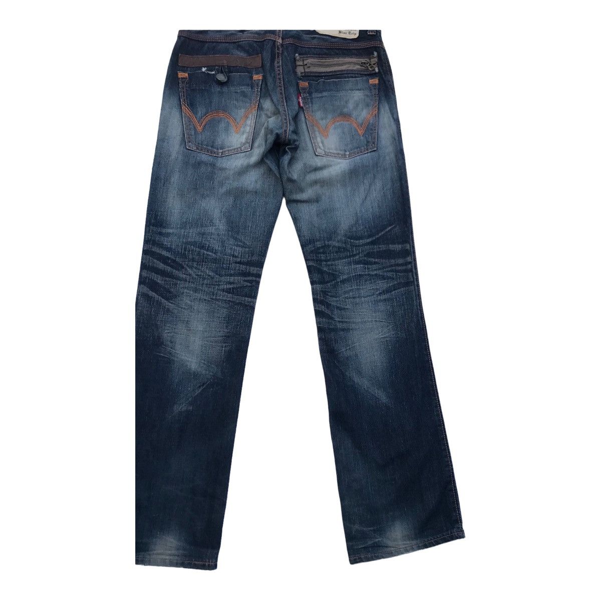 Edwin Edwin Blue Trip Faded Denim Pants Size US 31 - 13 Thumbnail