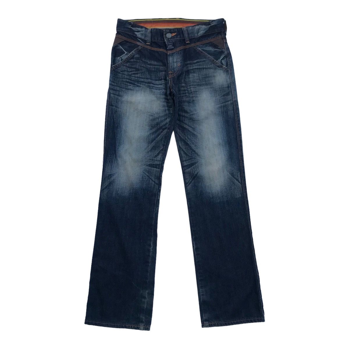 Image of Edwin Blue Trip Faded Denim Pants, Men's (Size 31)