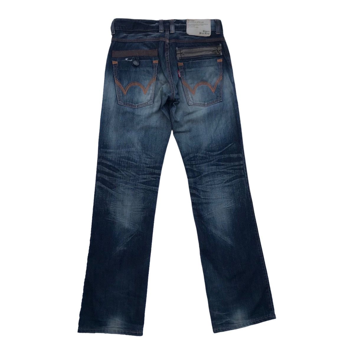 Edwin Edwin Blue Trip Faded Denim Pants Size US 31 - 12 Thumbnail