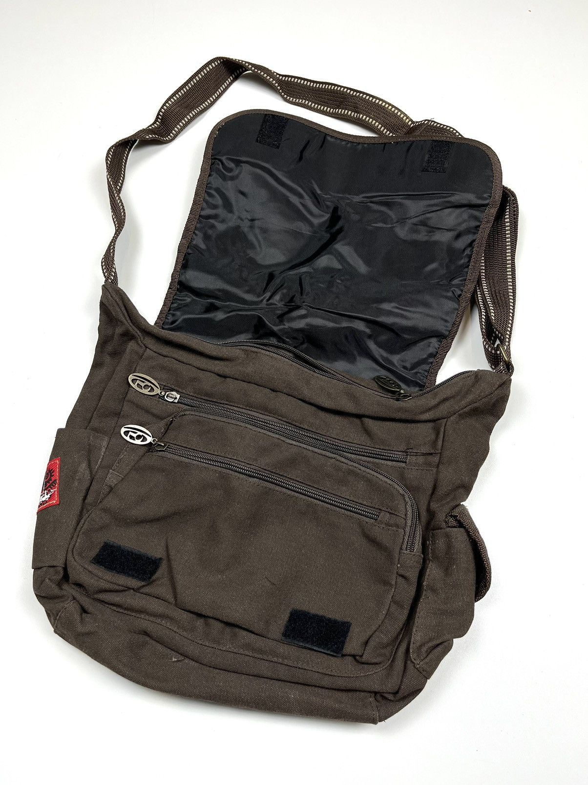 Japanese Brand y2k Patchwork Crossbody Bag Messenger Vintage Japanese Size ONE SIZE - 8 Thumbnail