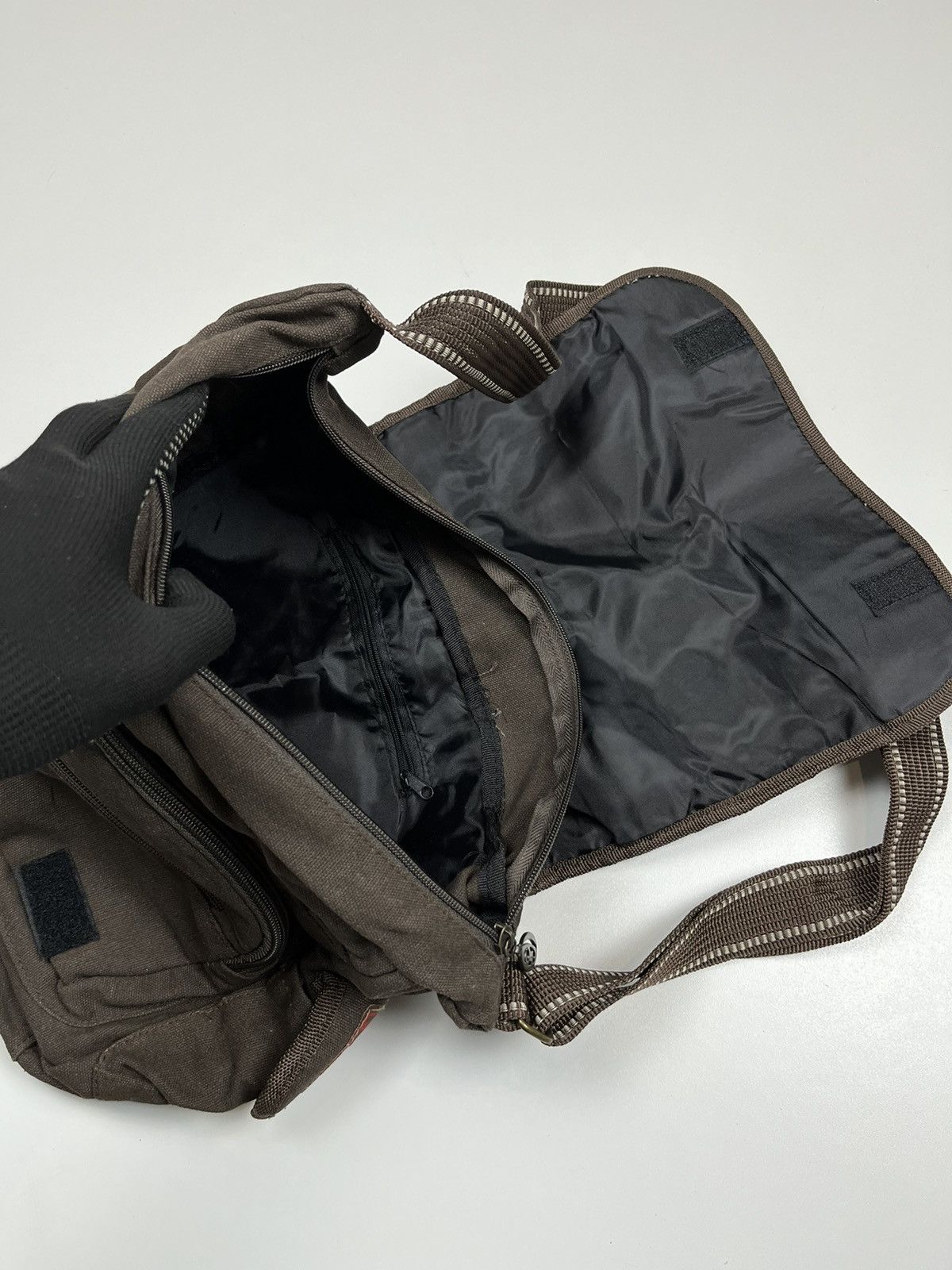 Japanese Brand y2k Patchwork Crossbody Bag Messenger Vintage Japanese Size ONE SIZE - 9 Thumbnail