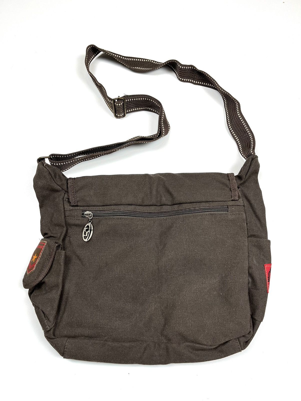 Japanese Brand y2k Patchwork Crossbody Bag Messenger Vintage Japanese Size ONE SIZE - 6 Thumbnail