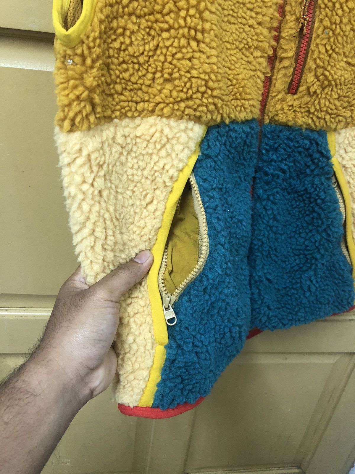 Nike Rare❗️Nike Multicolour Deep Pile Fleece Sherpa Vest Size US S / EU 44-46 / 1 - 10 Thumbnail