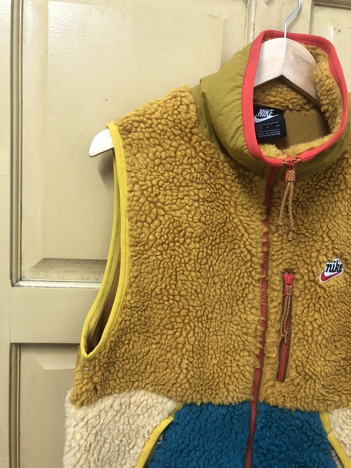 Nike Rare❗️Nike Multicolour Deep Pile Fleece Sherpa Vest Size US S / EU 44-46 / 1 - 6 Thumbnail