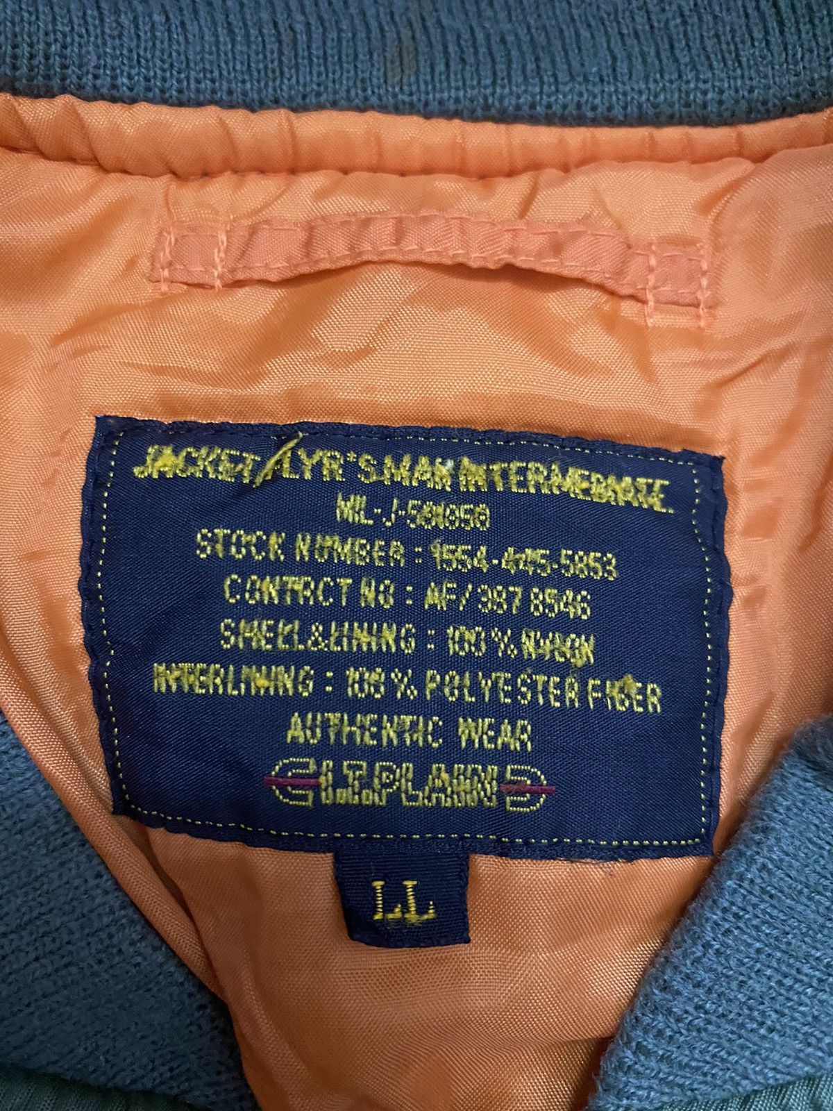Vintage Trashed Ma1 Bomber Jacket Size US XL / EU 56 / 4 - 6 Thumbnail