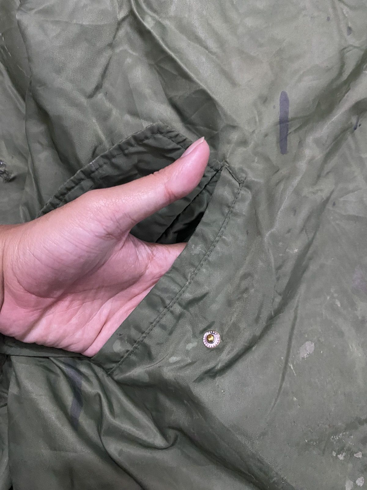 Vintage Trashed Ma1 Bomber Jacket Size US XL / EU 56 / 4 - 7 Thumbnail