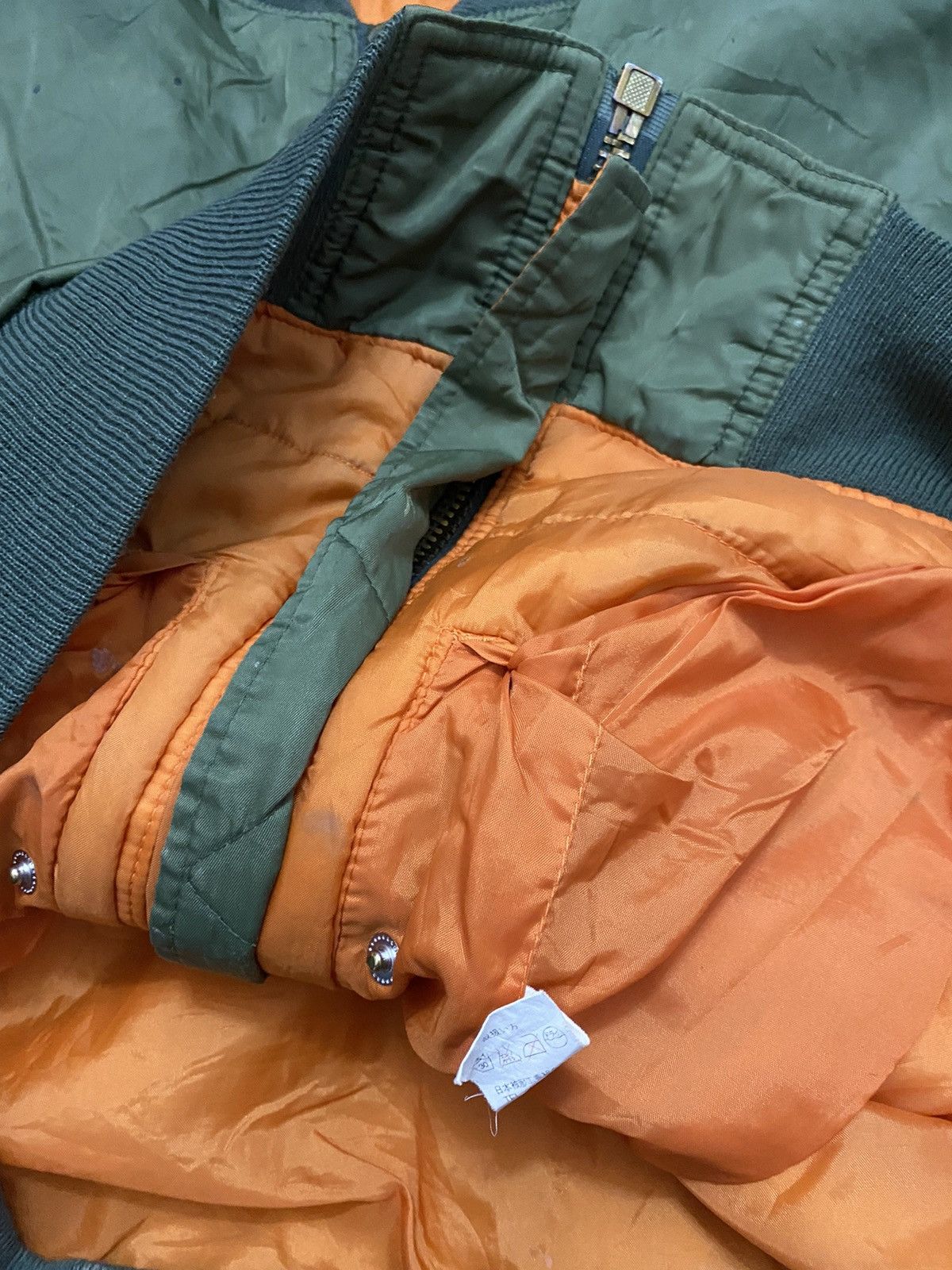 Vintage Trashed Ma1 Bomber Jacket Size US XL / EU 56 / 4 - 12 Thumbnail