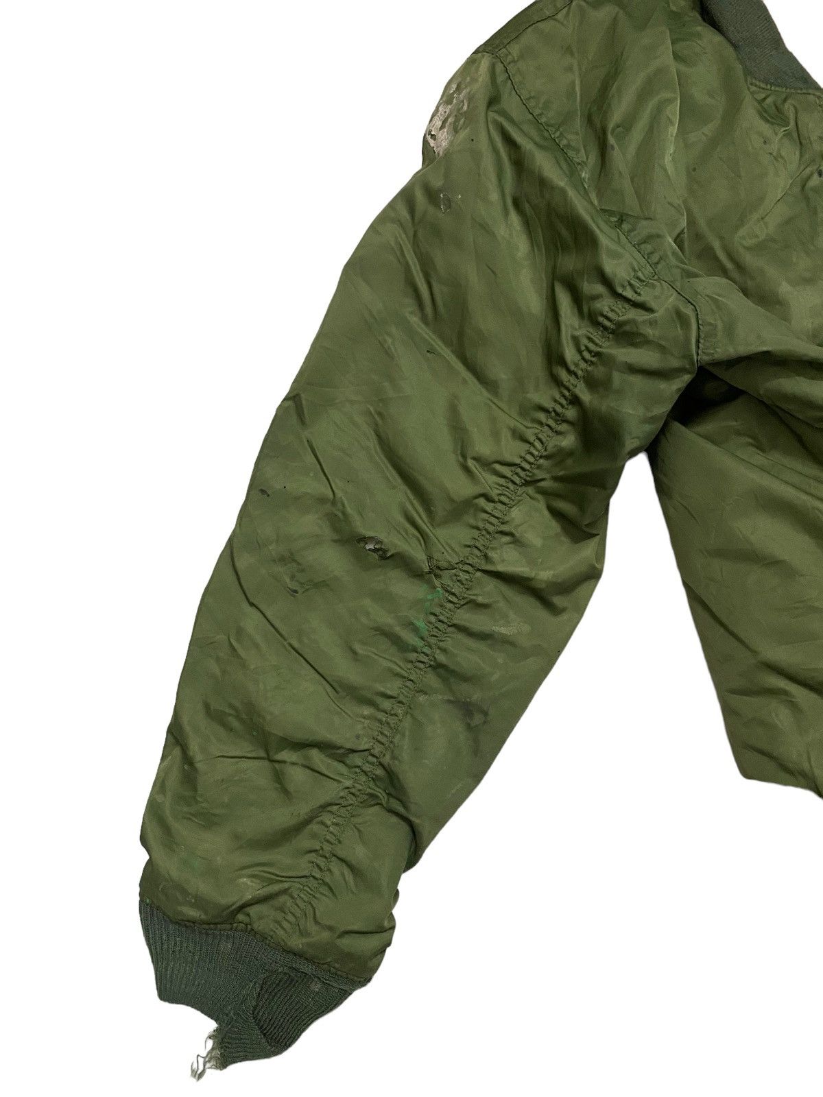Vintage Trashed Ma1 Bomber Jacket Size US XL / EU 56 / 4 - 8 Thumbnail