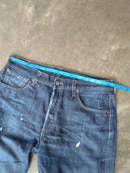 Levi's Vintage Levi's 501 Straight Leg Distressed Jeans 33x33 Size US 33 - 8 Thumbnail