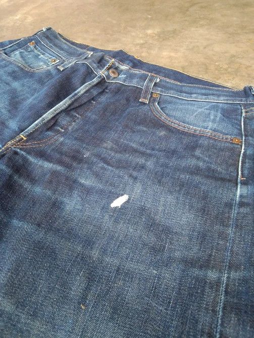 Levi's Vintage Levi's 501 Straight Leg Distressed Jeans 33x33 Size US 33 - 7 Thumbnail