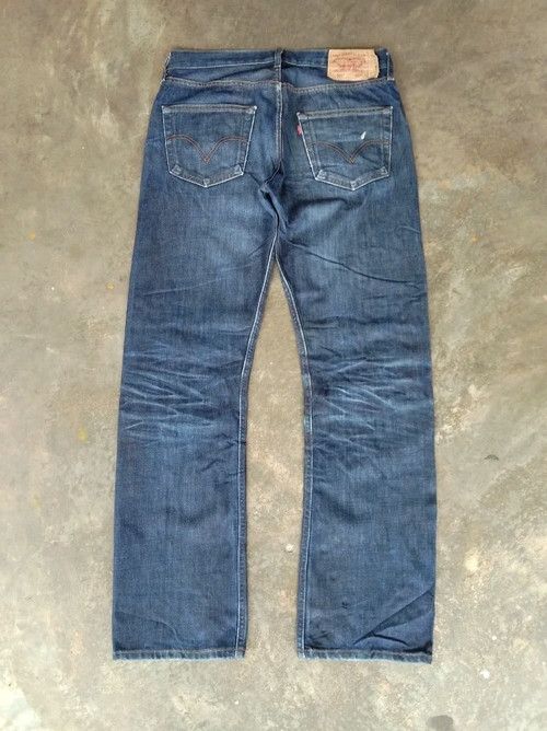 Levi's Vintage Levi's 501 Straight Leg Distressed Jeans 33x33 Size US 33 - 2 Thumbnail