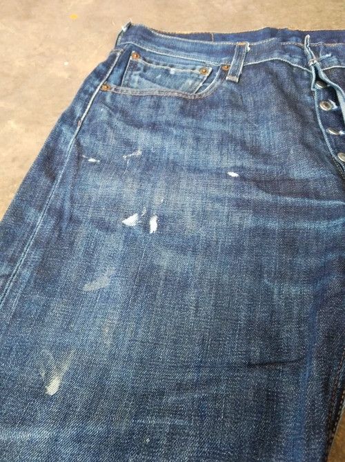 Levi's Vintage Levi's 501 Straight Leg Distressed Jeans 33x33 Size US 33 - 5 Thumbnail