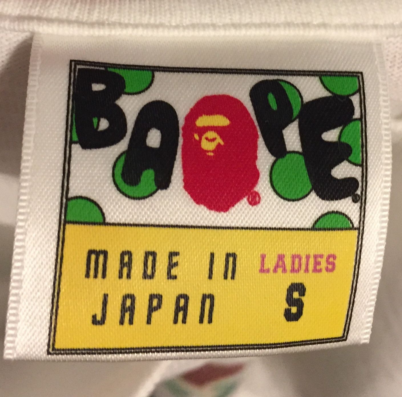 Bape Bape camo logo tee shirt Size S / US 4 / IT 40 - 5 Thumbnail
