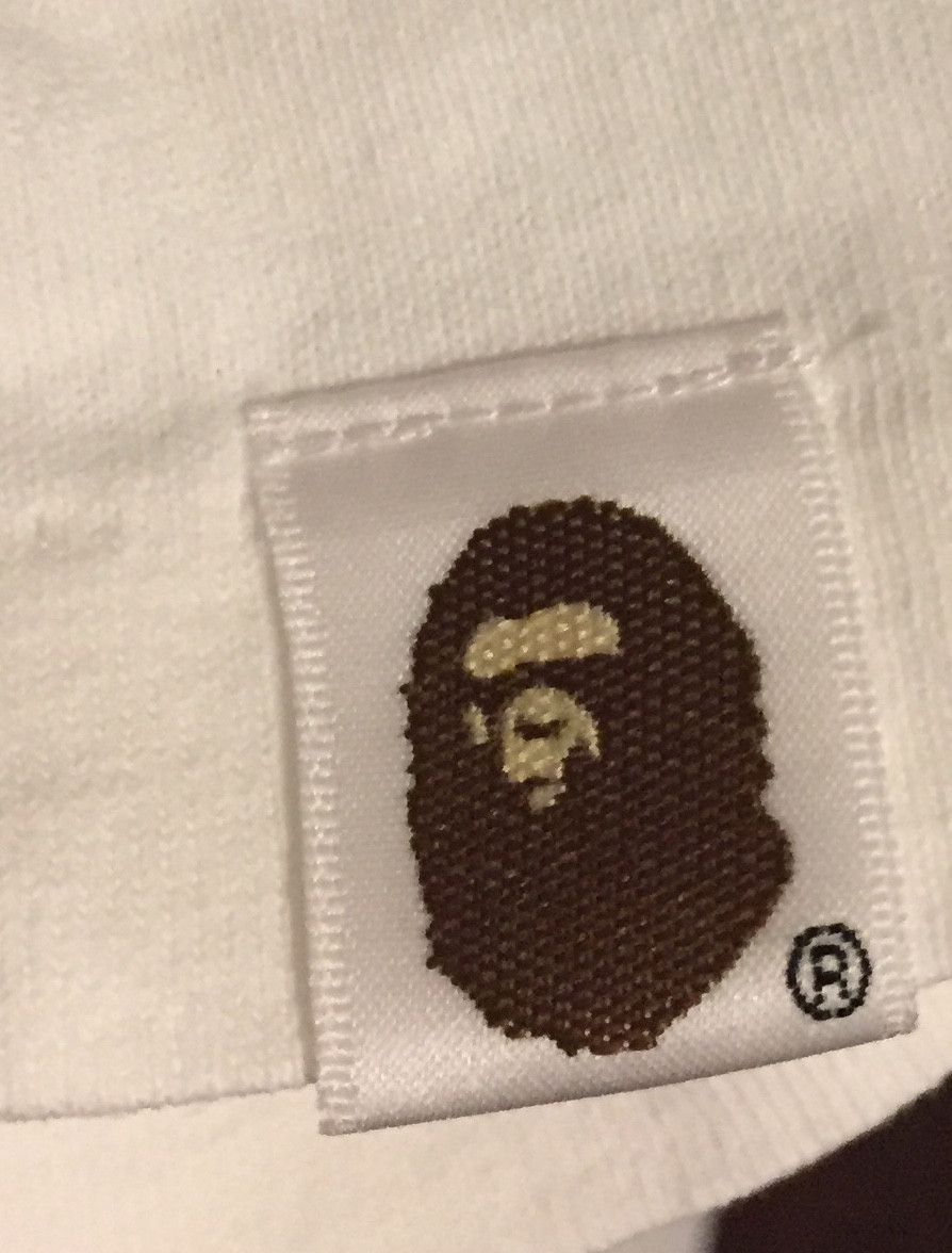 Bape Bape camo logo tee shirt Size S / US 4 / IT 40 - 6 Thumbnail