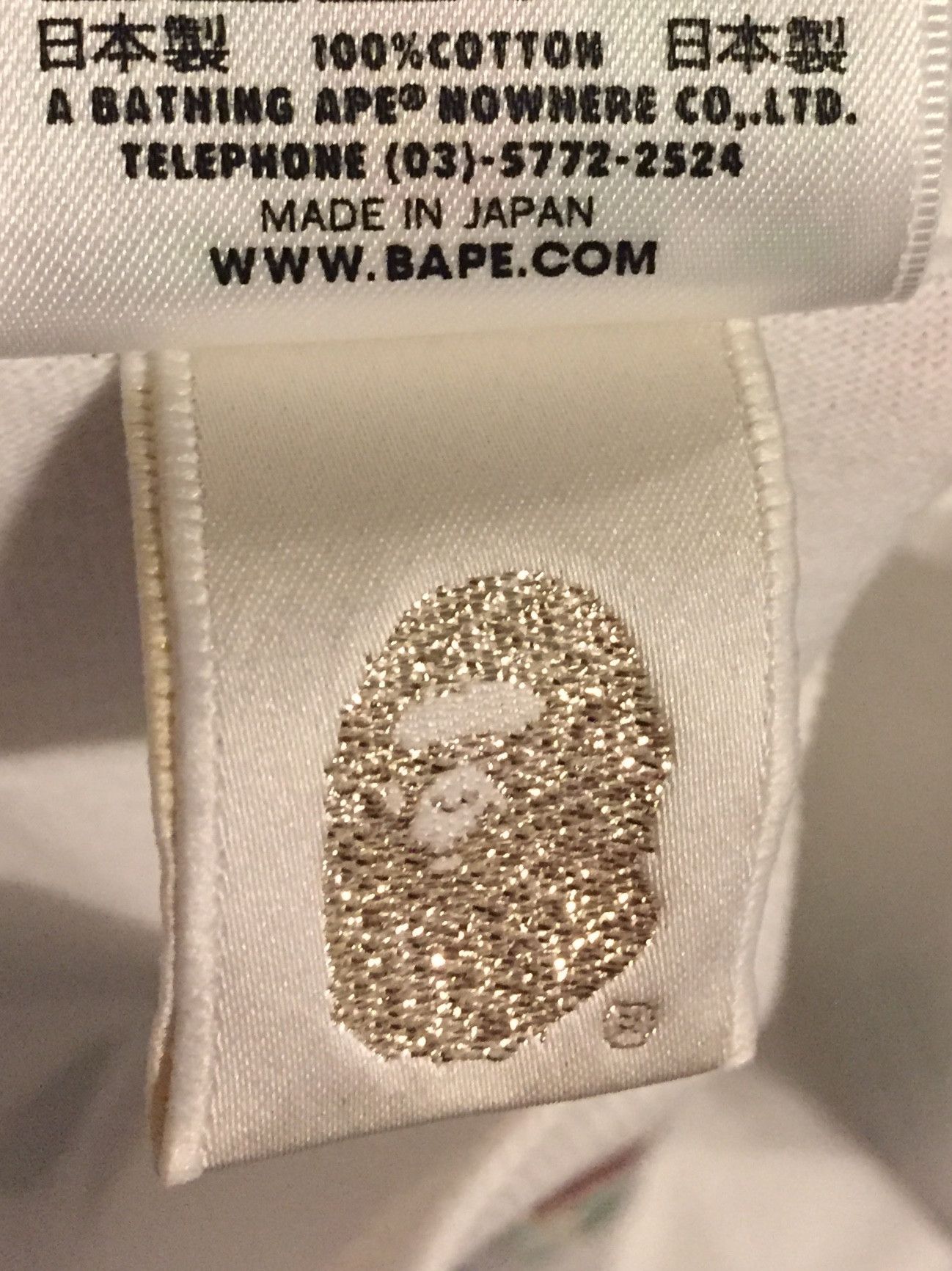 Bape Bape camo logo tee shirt Size S / US 4 / IT 40 - 4 Thumbnail
