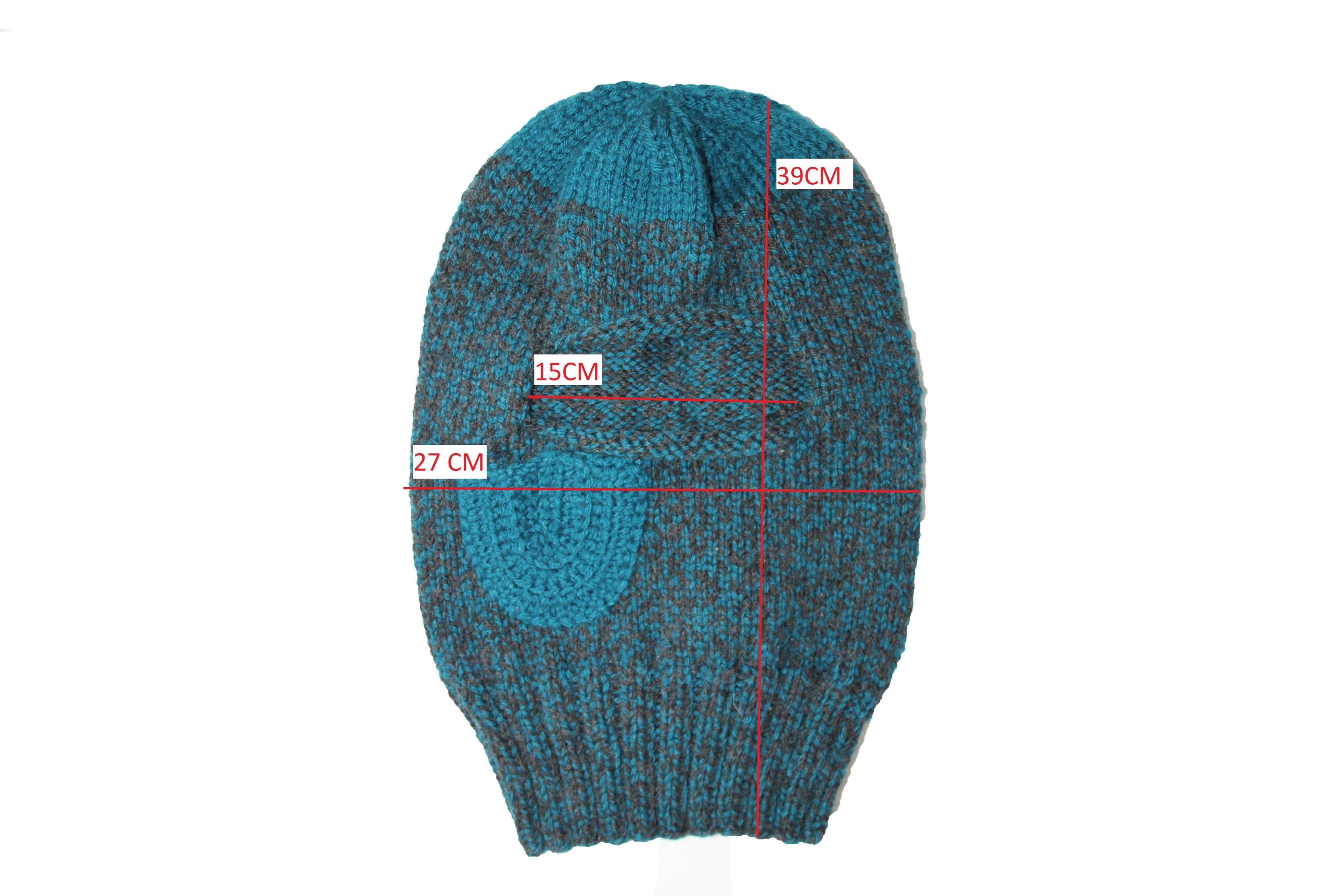 Other hand knitted masks Balaclava with a sight Size ONE SIZE - 3 Thumbnail